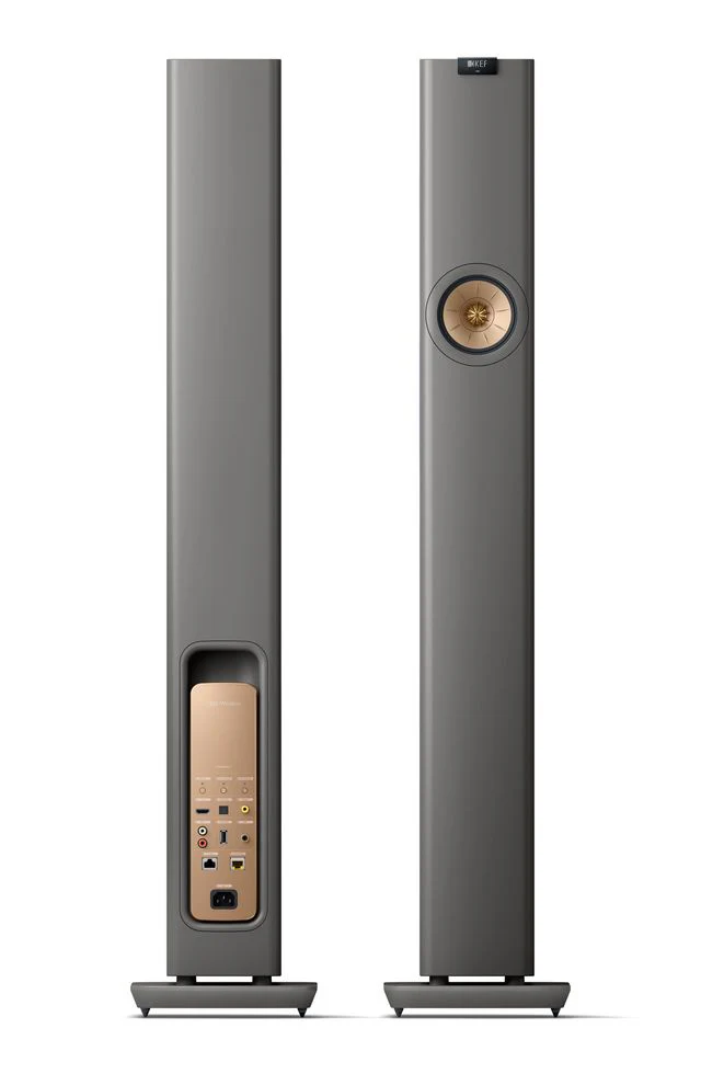 KEF LS60 Wireless Hifi Speakers Pair (Titanium Grey) - Image 3