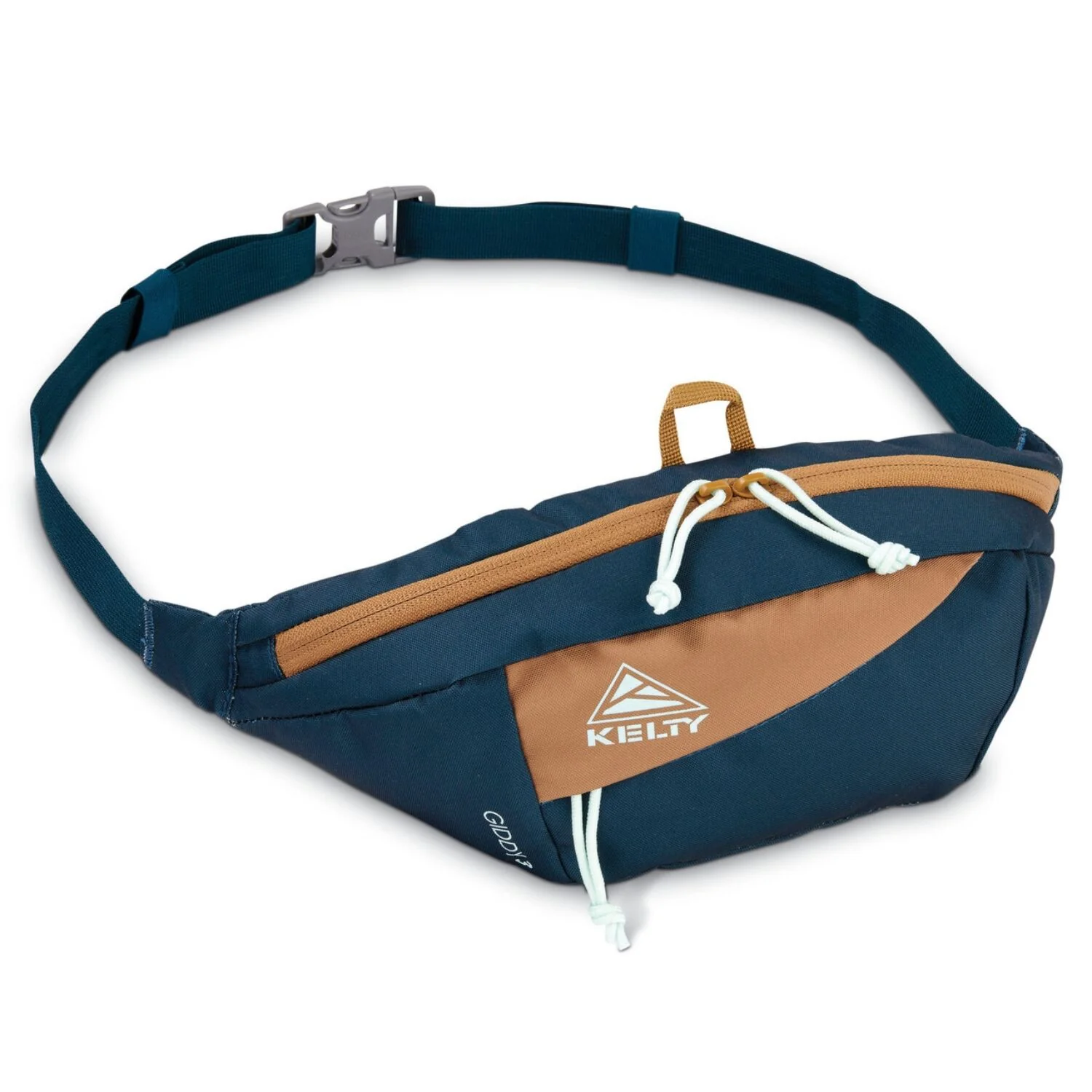 KELTY Giddy 3 Slingbag 3L Crossbody Hip Pack Bag - Reflecting Pond/Dull Gold