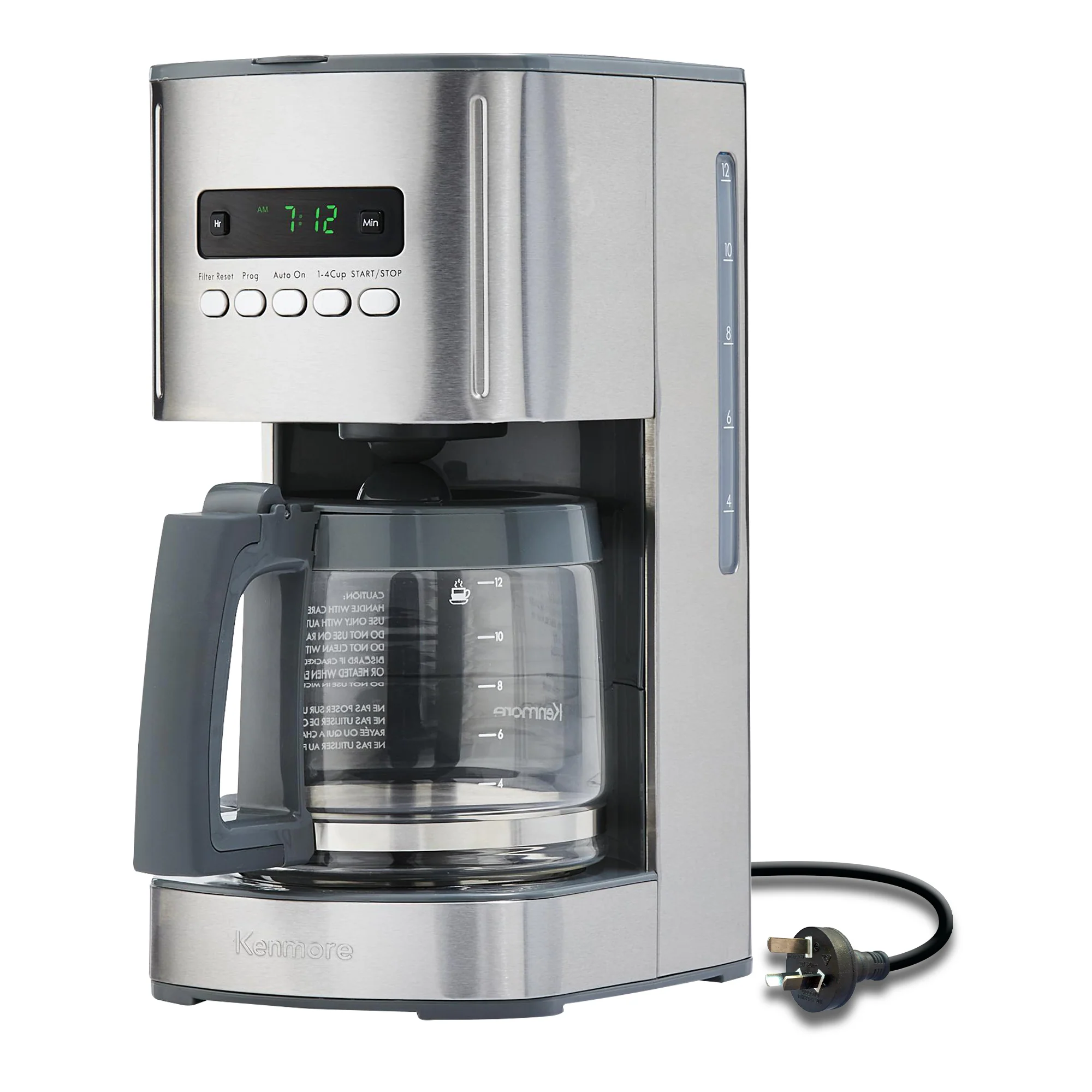 Kenmore Drip Coffee Maker 12‑Cup Silver - Image 7