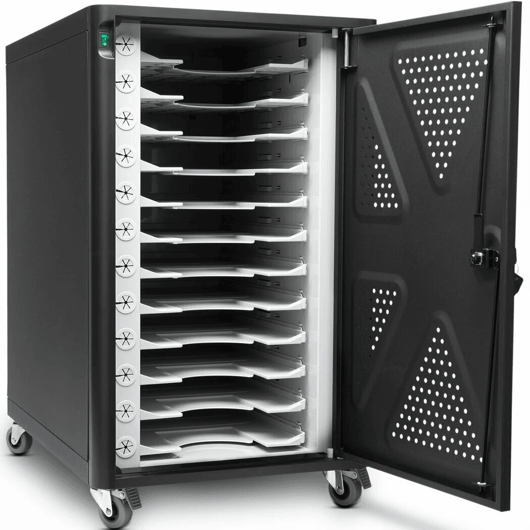 Kensington AC12 Chromebook/Laptop/iPad Charging Cabinet Trolley Secure