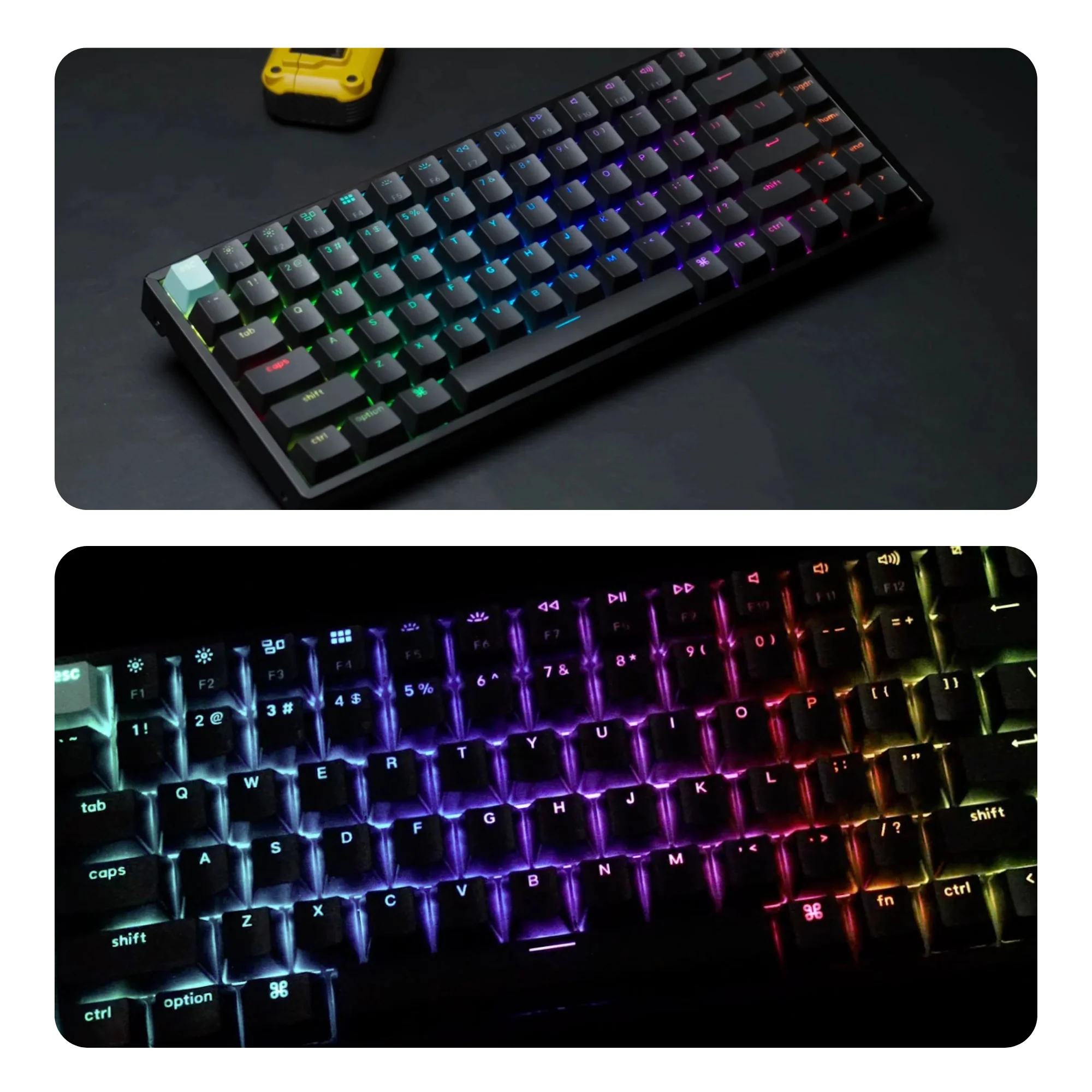 Keychron Cherry Profile Double-Shot PBT Shine-Through Keycap Set 121 keys - Image 4