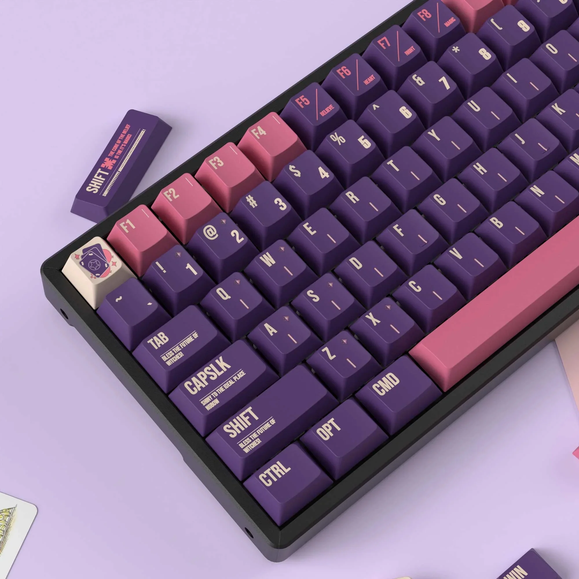 Keychron Cherry Profile Dye-Sub PBT Full Keycap Set (Lunar Witch) - Image 5