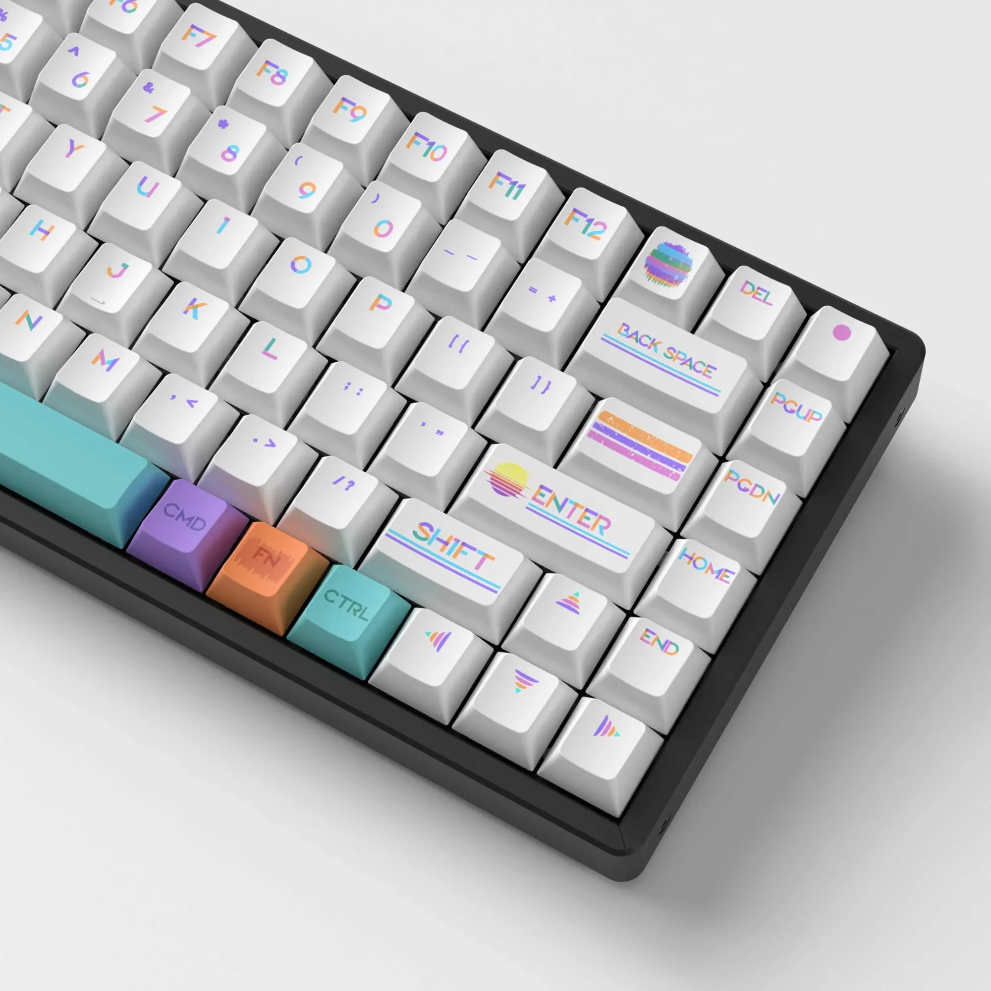 Keychron Cherry Profile Dye-Sub PBT Full Keycap Set (Pixel Sunset) - Image 4