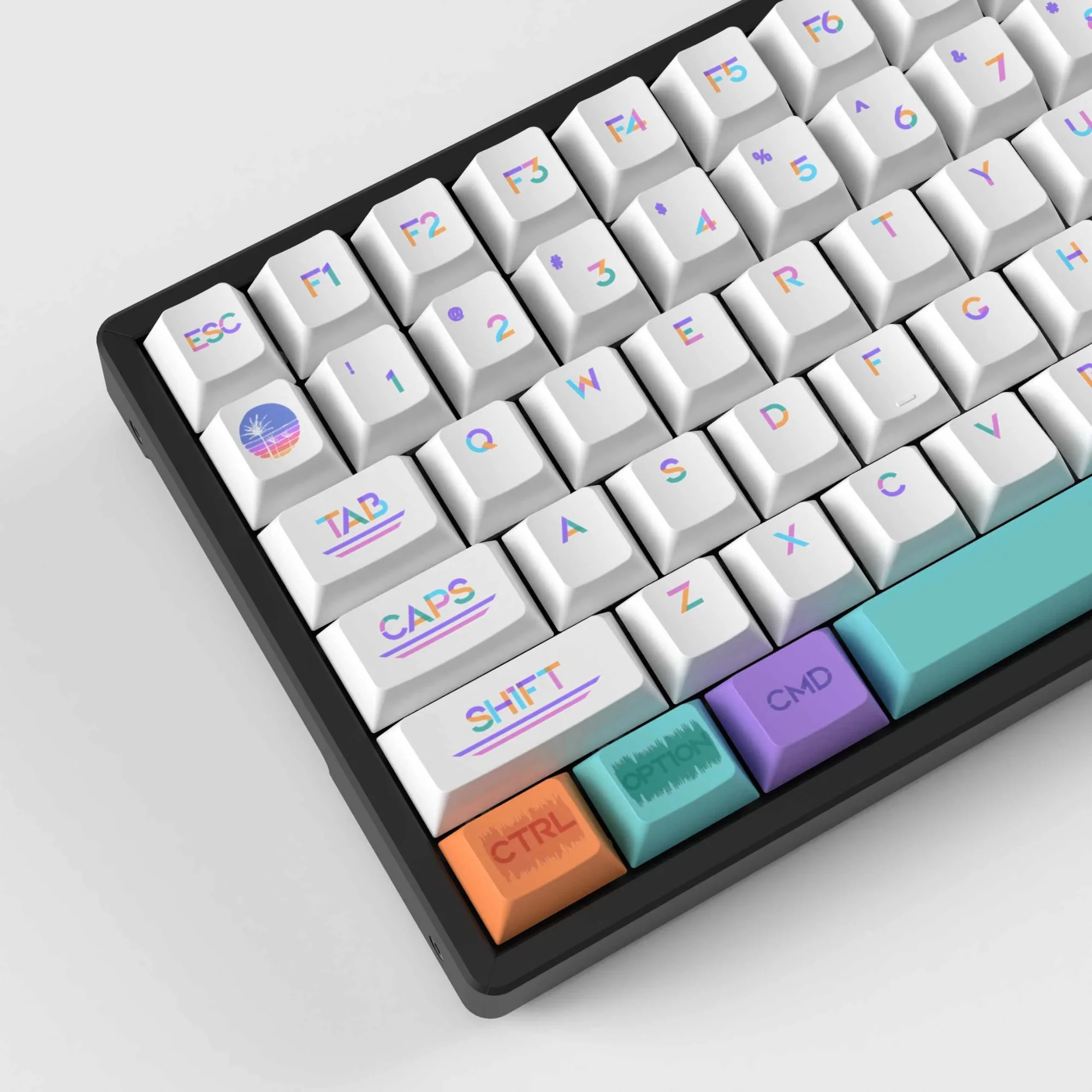 Keychron Cherry Profile Dye-Sub PBT Full Keycap Set (Pixel Sunset) - Image 5