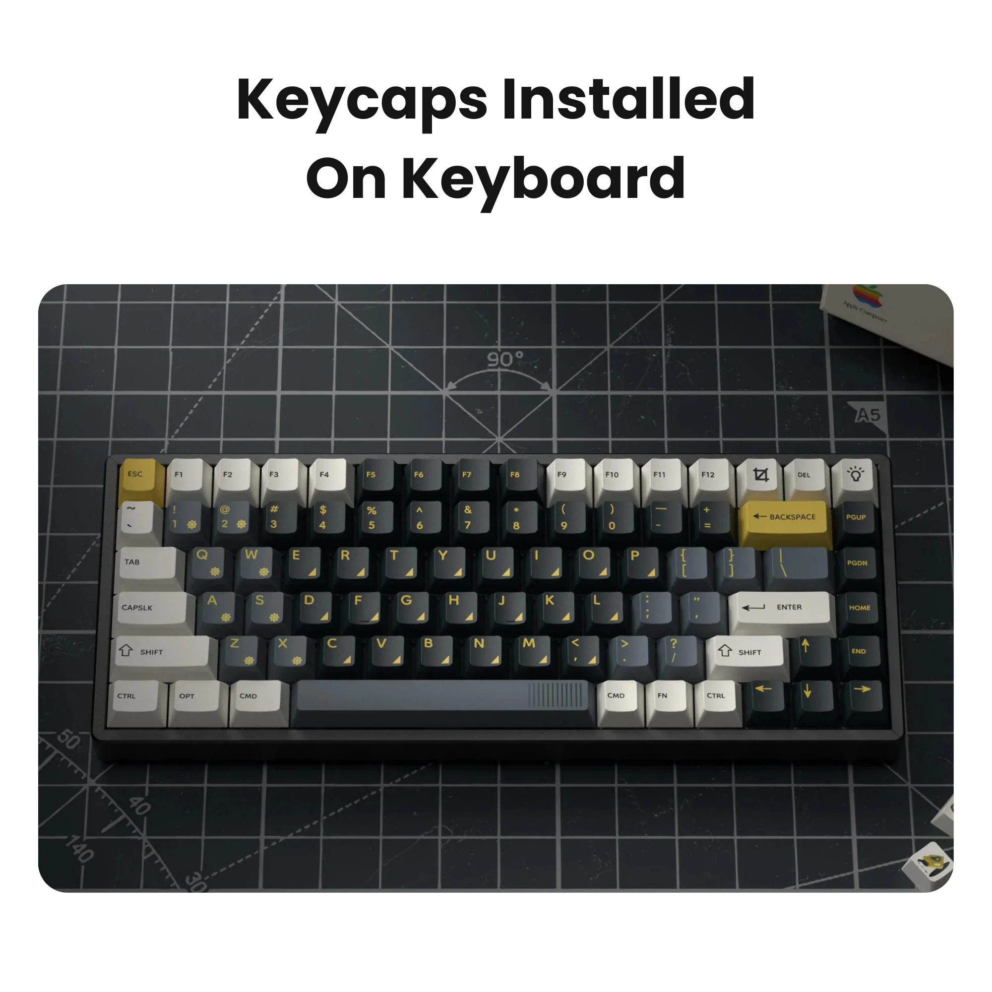Keychron Cherry Profile Dye-Sub PBT Full Keycap Set (Retro Garage) - Image 3