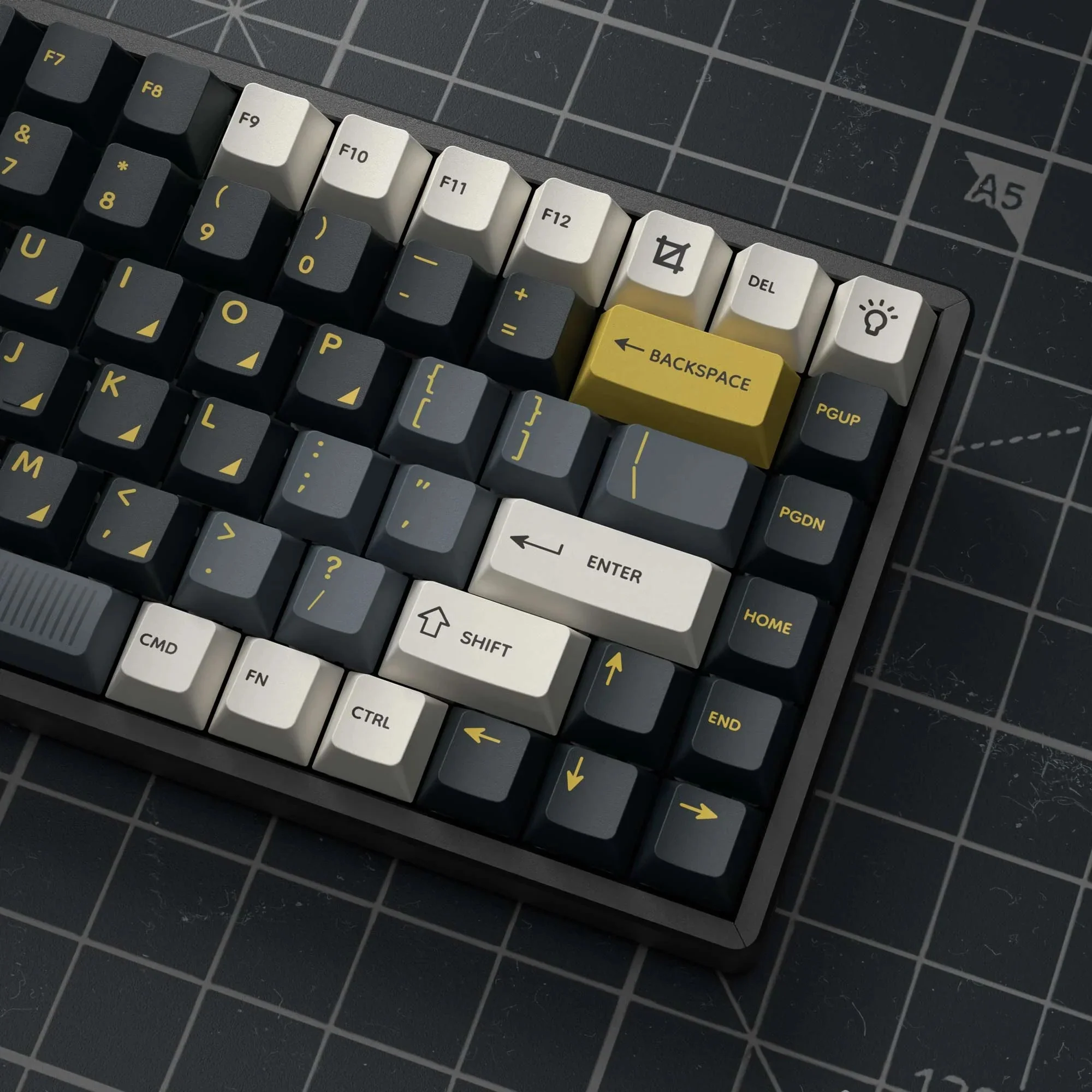 Keychron Cherry Profile Dye-Sub PBT Full Keycap Set (Retro Garage) - Image 5