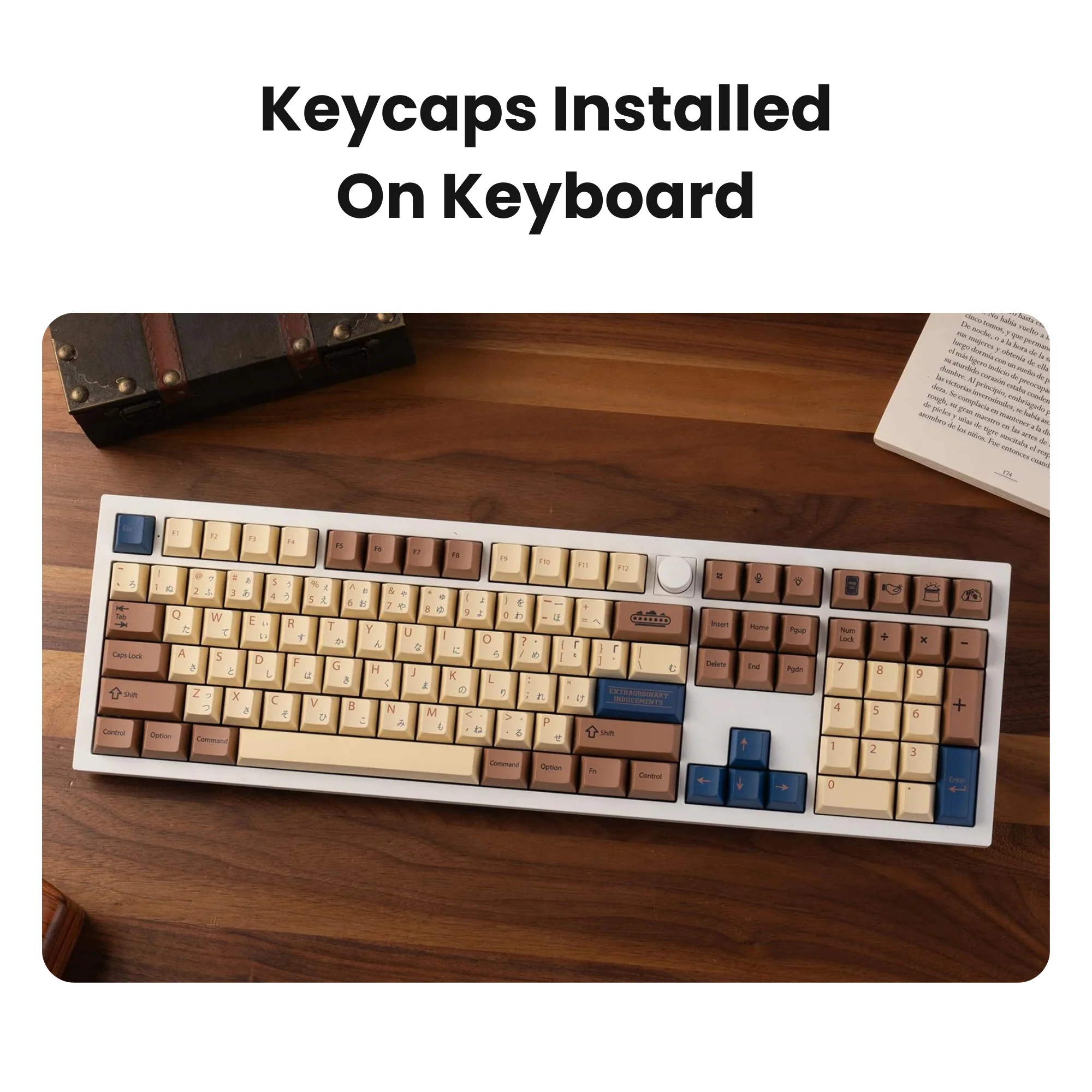 Keychron Cherry Profile Dye-Sub PBT Full Keycap Set (Treasure Hunter) - Image 3