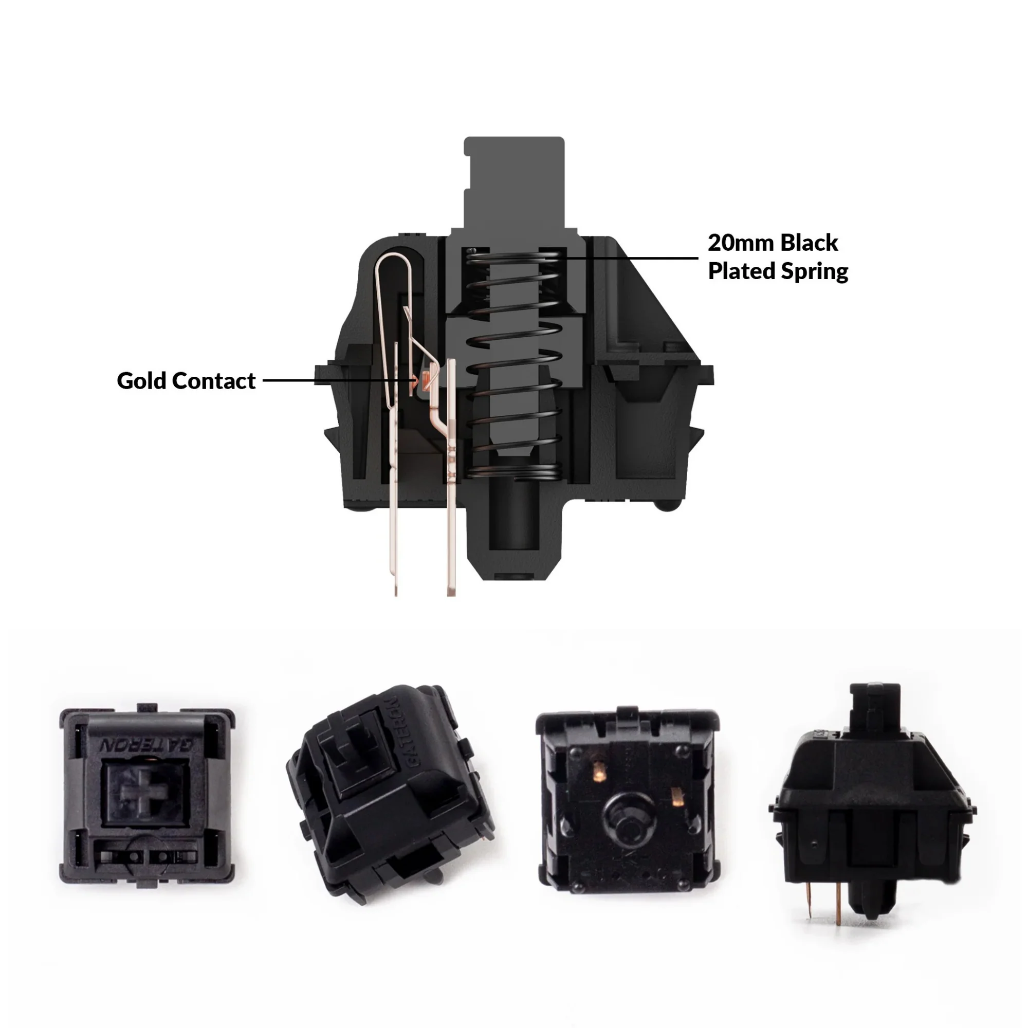 Keychron Gateron Oil King Switch 110pcs - Image 4