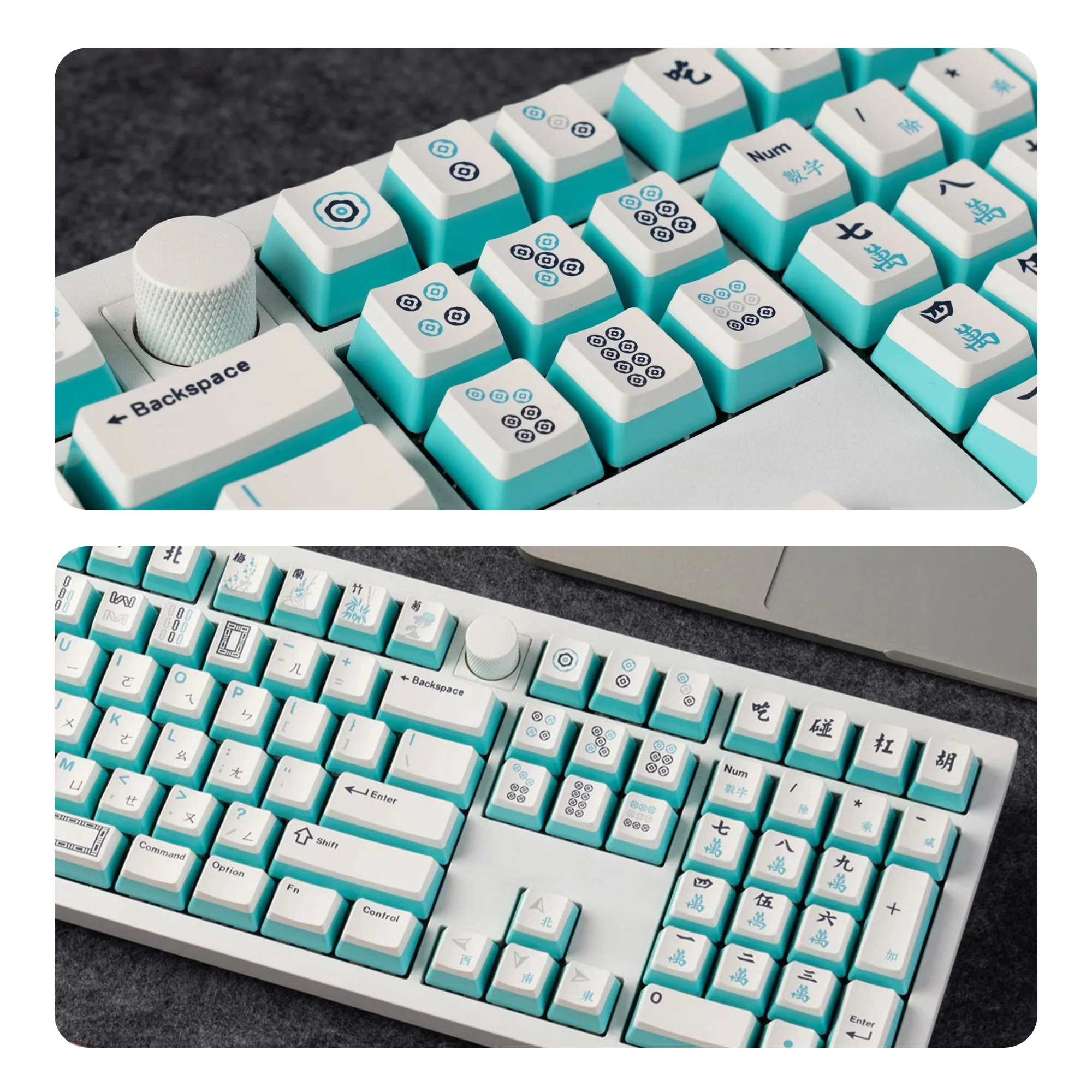 Keychron Mahjong OEM Dye-Sub PBT Full Keycap Set 146 Keys - Image 5