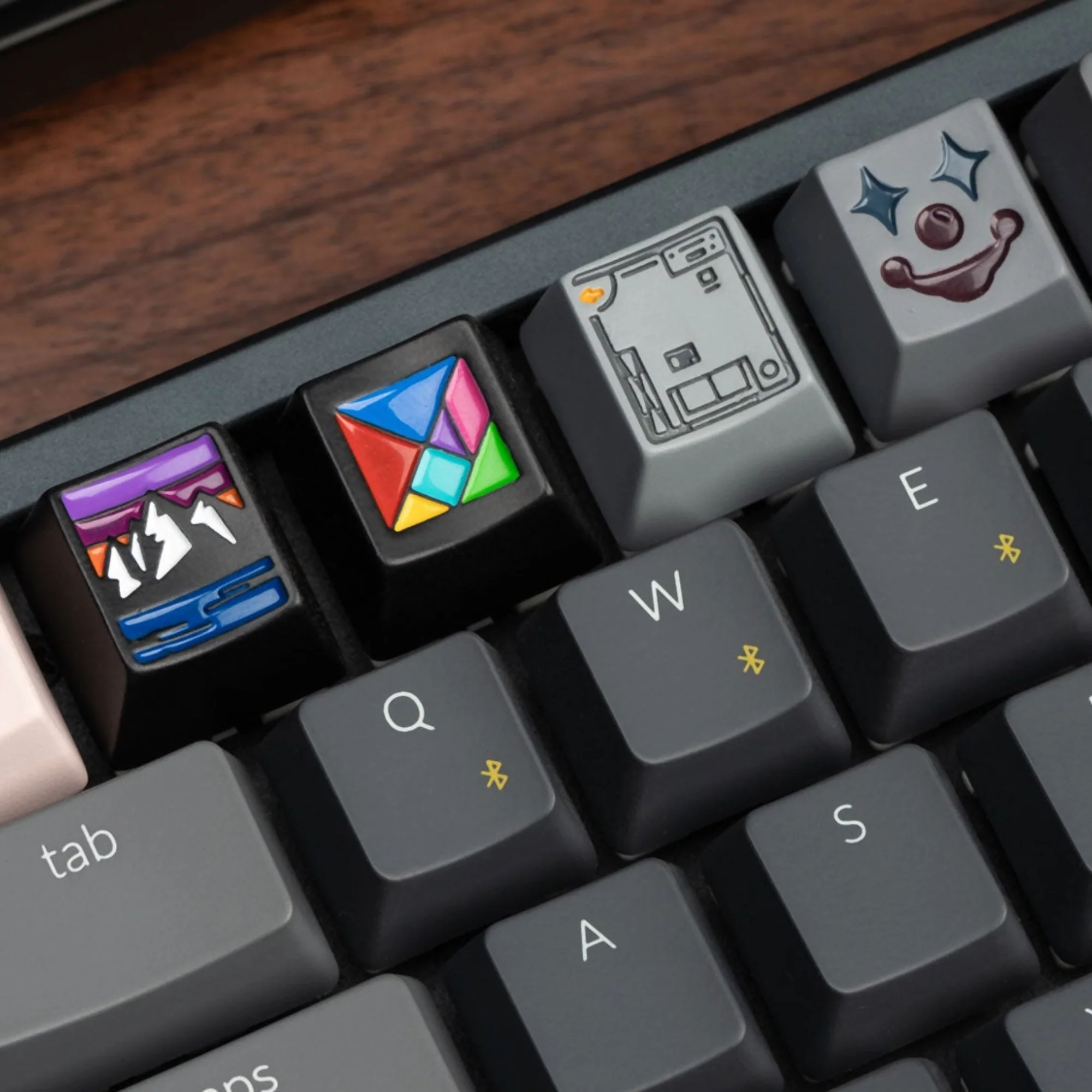 Keychron Metal Artisan Keycap 1u (Tangram) - Image 3