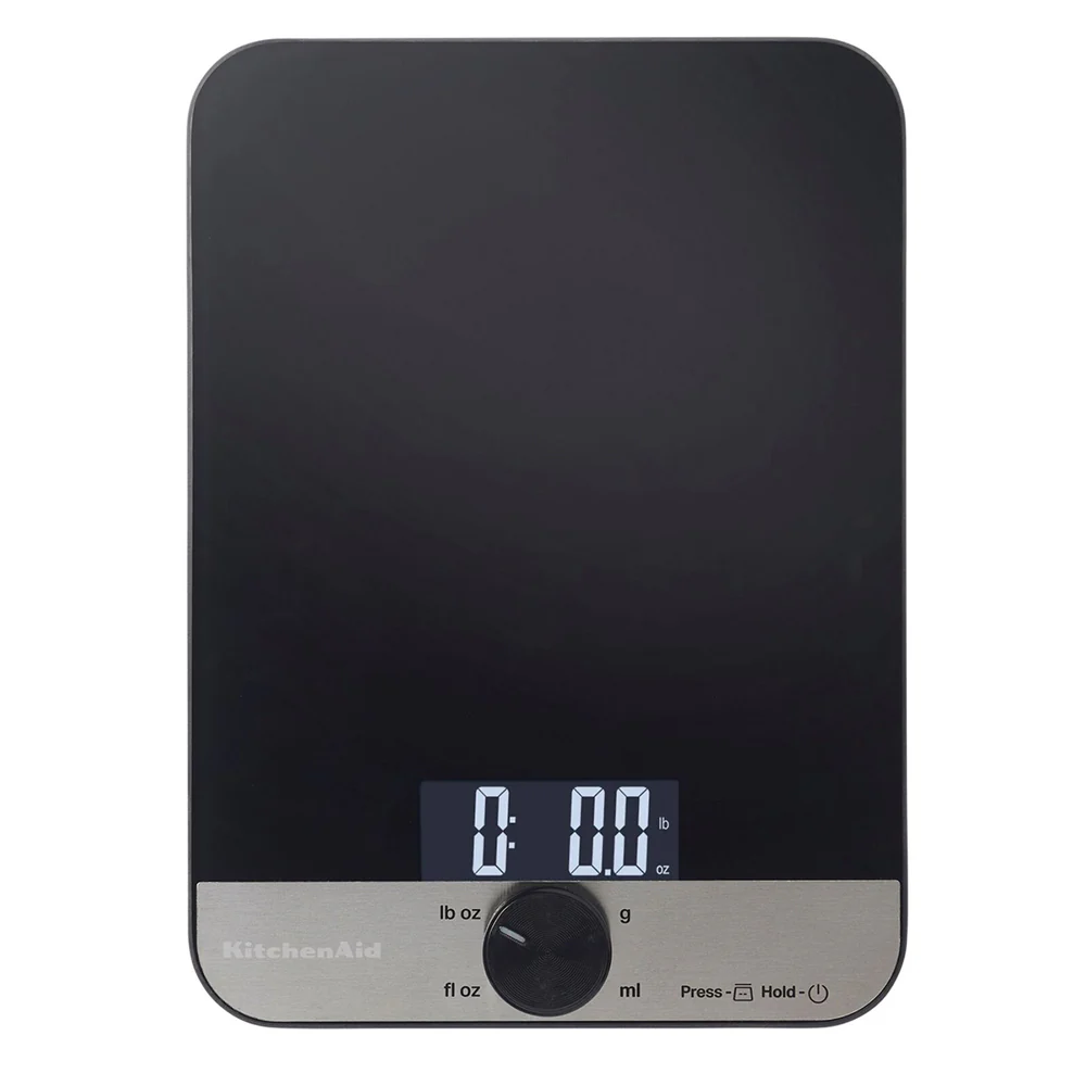 KitchenAid Stainless Steel/Glass Digital Weighing Food Measure Kitchen Scale 5kg