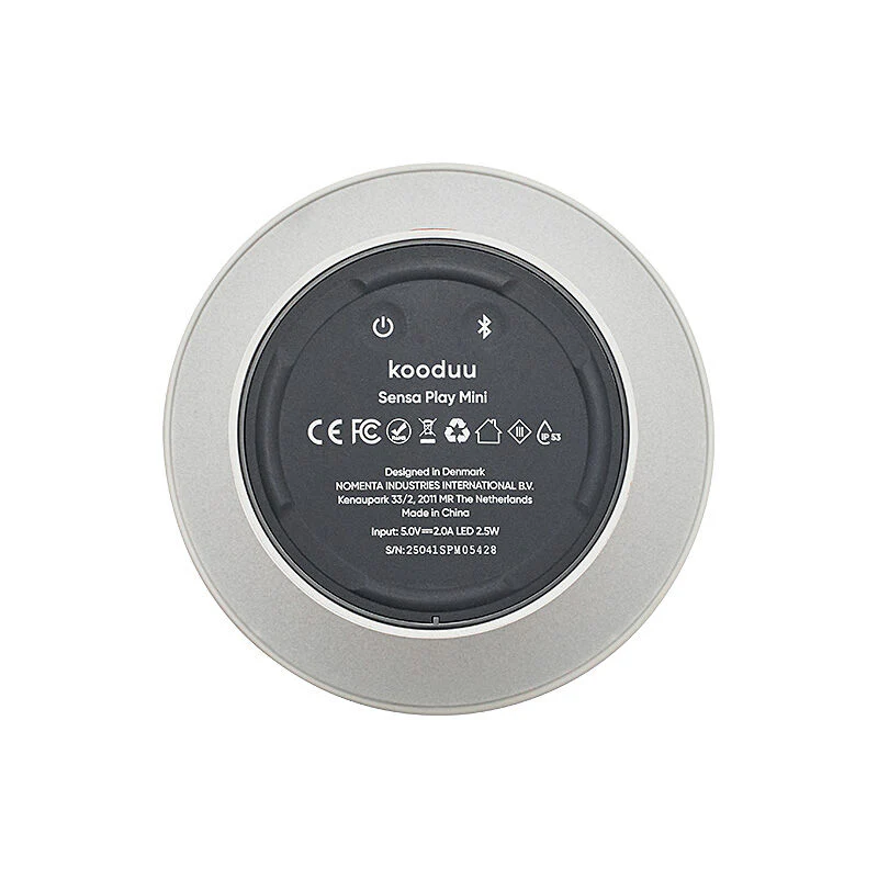 Kooduu Sensa Play Mini Lamp/Bluetooth Speaker in Cloud White - Image 7