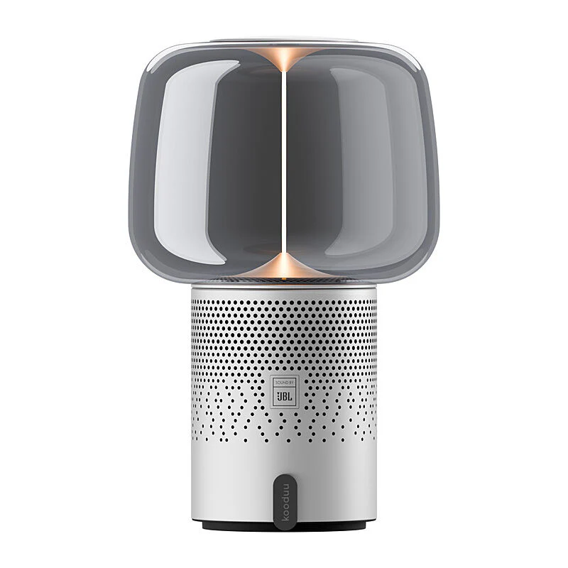 Kooduu Serena Play Lamp/Bluetooth Speaker in Frosted Silver