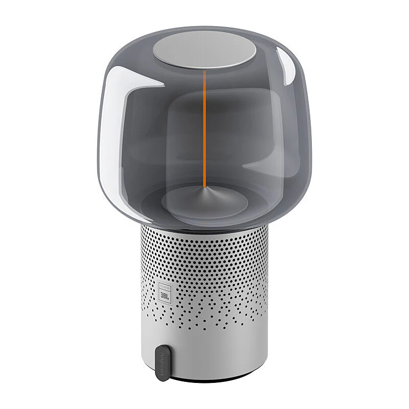 Kooduu Serena Play Lamp/Bluetooth Speaker in Frosted Silver - Image 3