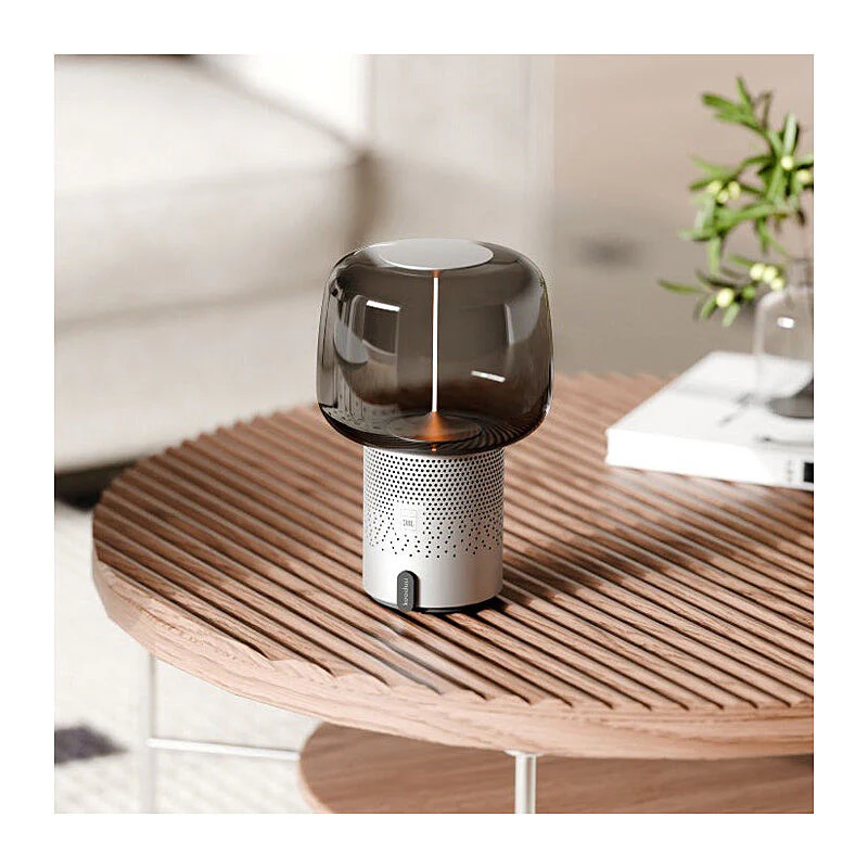 Kooduu Serena Play Lamp/Bluetooth Speaker in Frosted Silver - Image 4