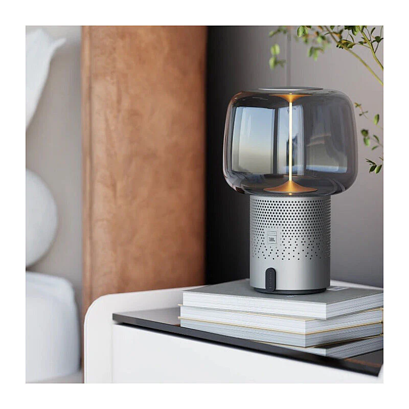 Kooduu Serena Play Lamp/Bluetooth Speaker in Frosted Silver - Image 5