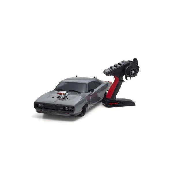 Kyosho 1/10 Fazer Mk2 1970 Dodge Charger Supercharged VE Gray 4WD Electric RC Car Readyset