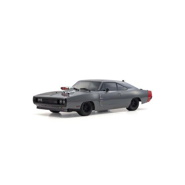 Kyosho 1/10 Fazer Mk2 1970 Dodge Charger Supercharged VE Gray 4WD Electric RC Car Readyset - Image 2