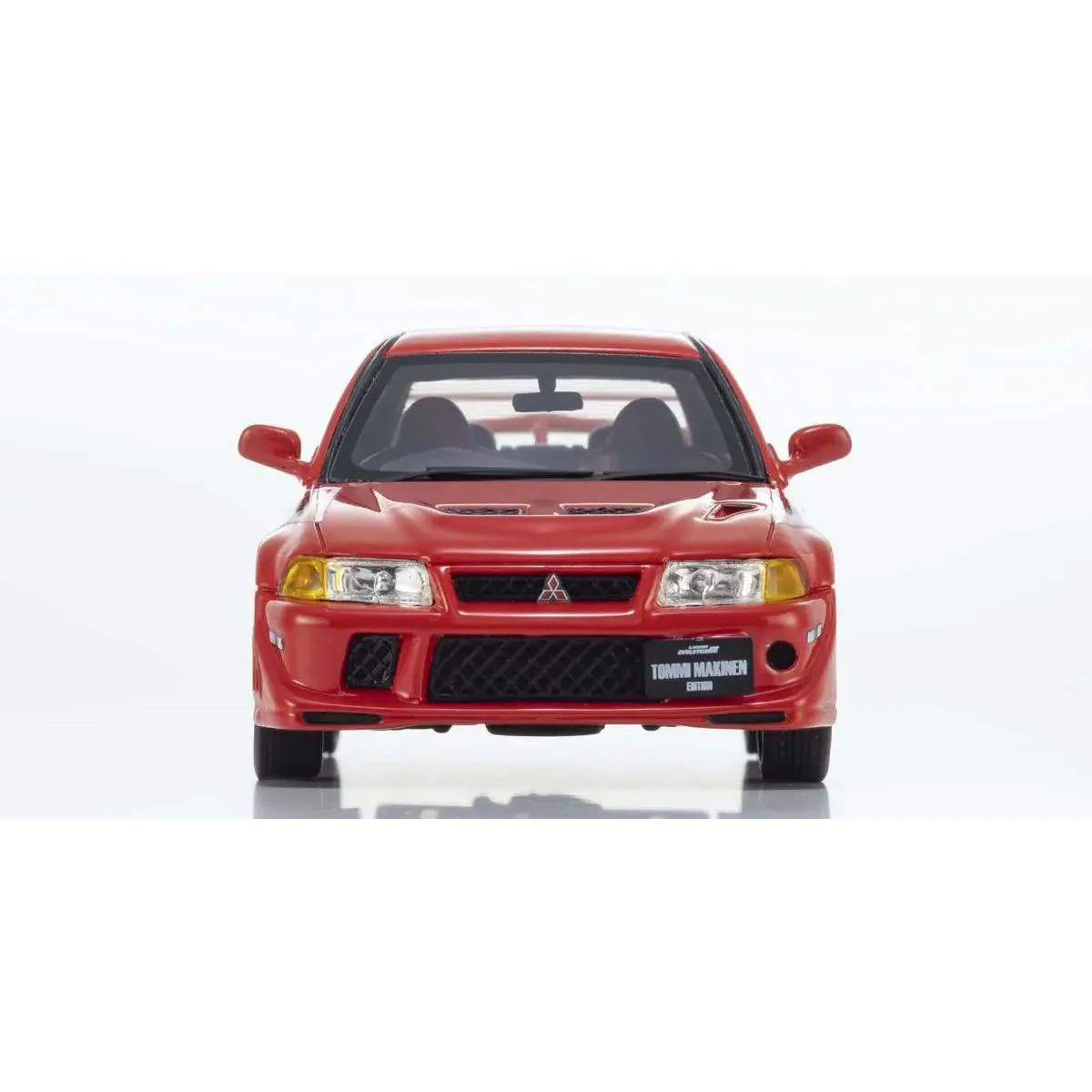 Kyosho 1/43 Mitsubishi Lancer Evolution VI TME Red Resin Model Car - Image 4