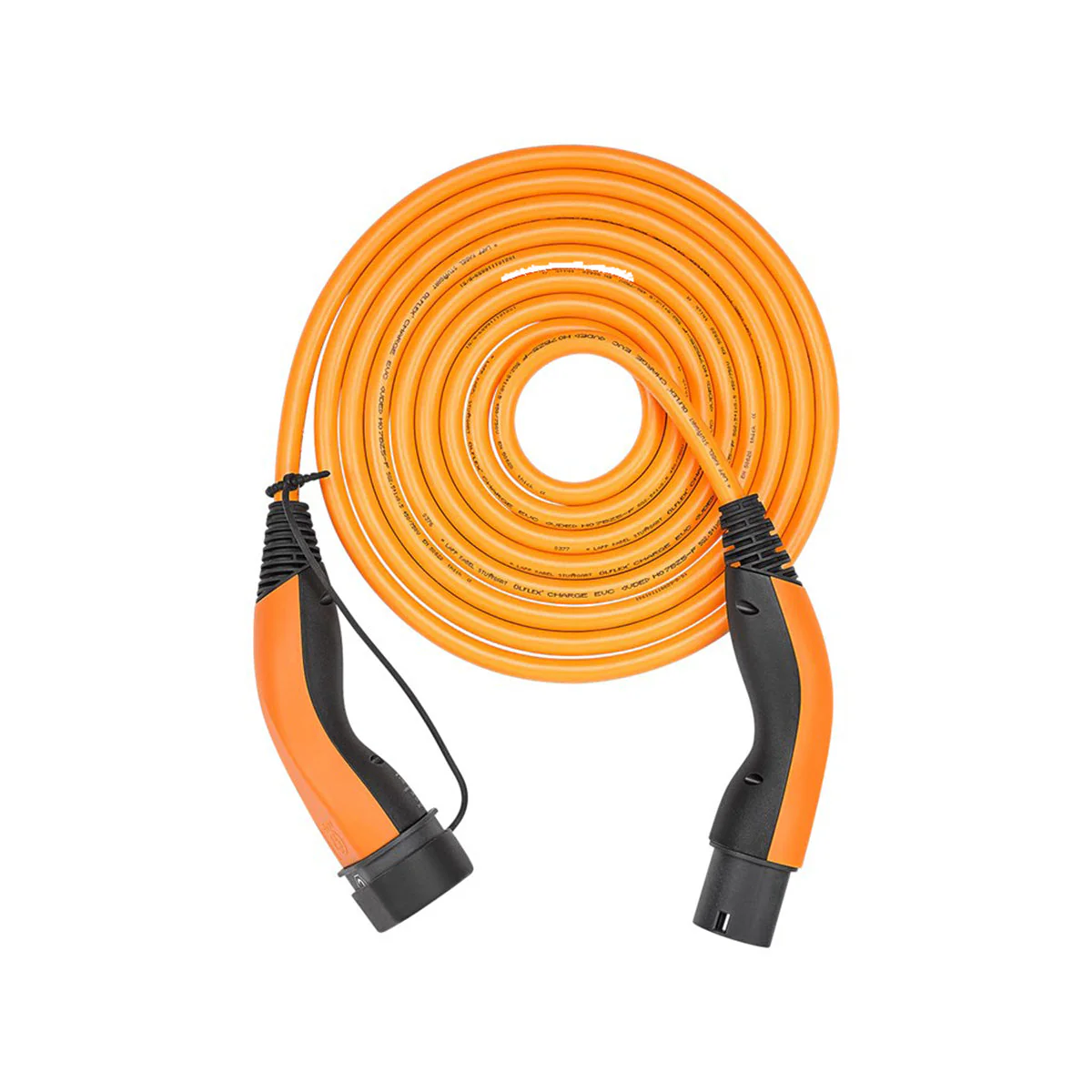 LAPP EV Helix Charge Cable Type 2 (7.4kW-1P-32A) for Hybrid and Electric Cars 5m (Orange) - Image 2