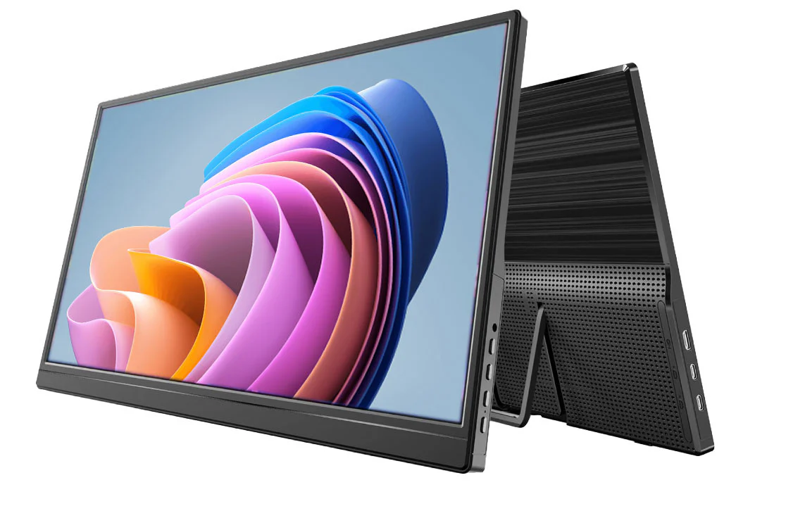 Laser 15.6 Inch Full HD Portable Monitor with USB-C and HDMI (Black) - Image 9