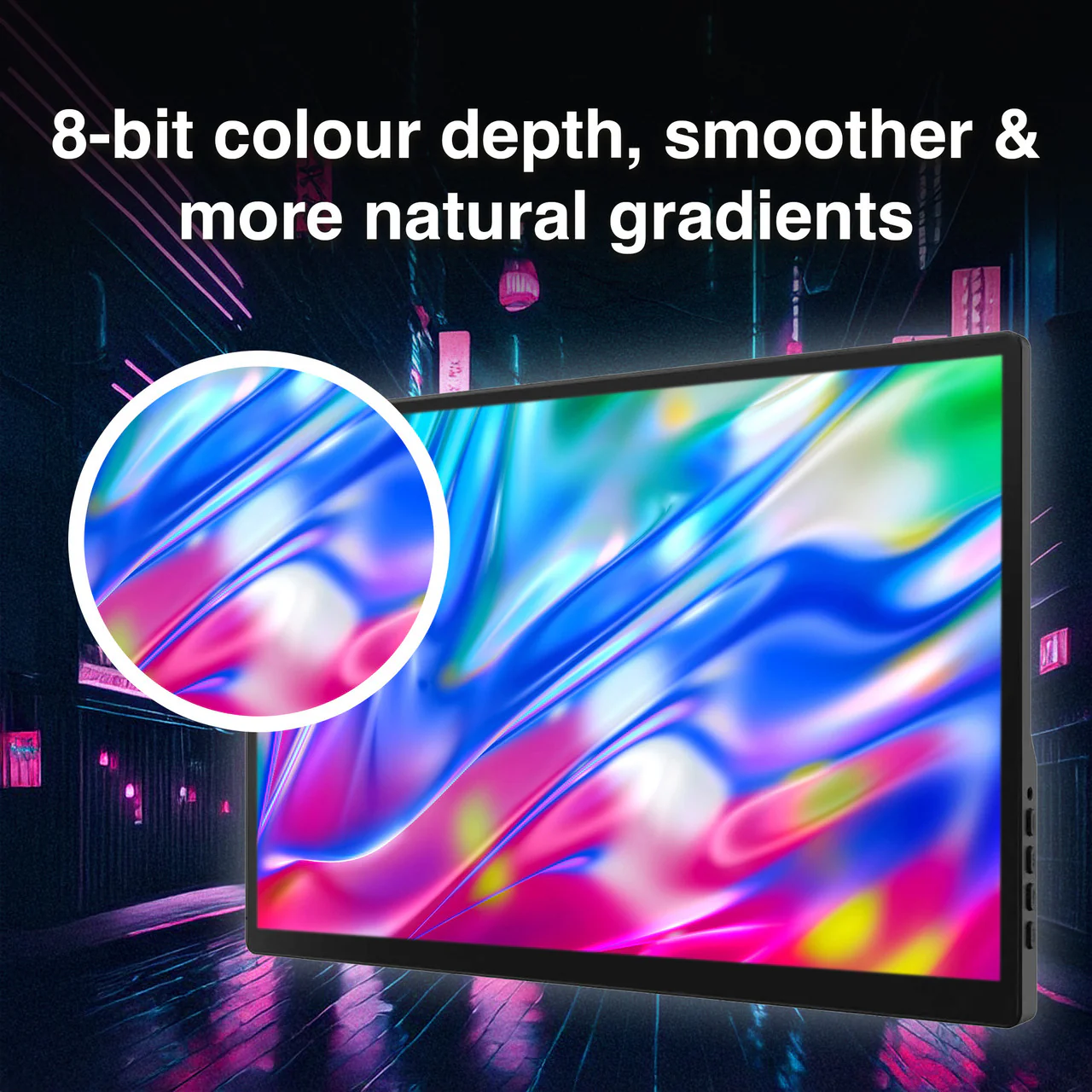 Laser 15.6 Inch Portable Touchscreen Monitor (Black) - Image 4