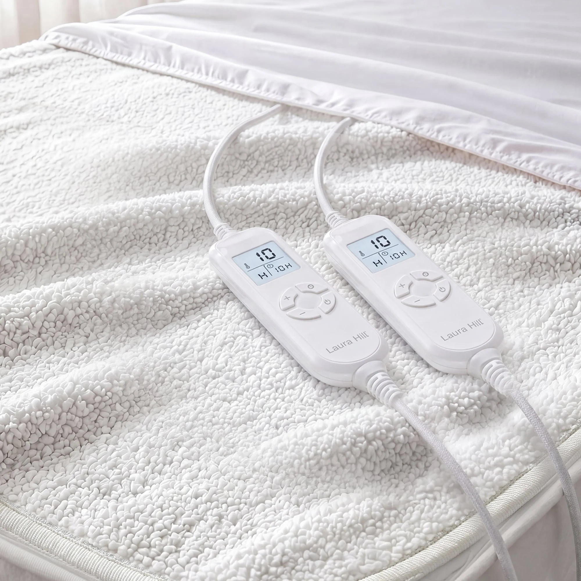 Laura Hill 9-Level Heated Fitted Electric Blanket with Fleece Underlay - Double - Image 10