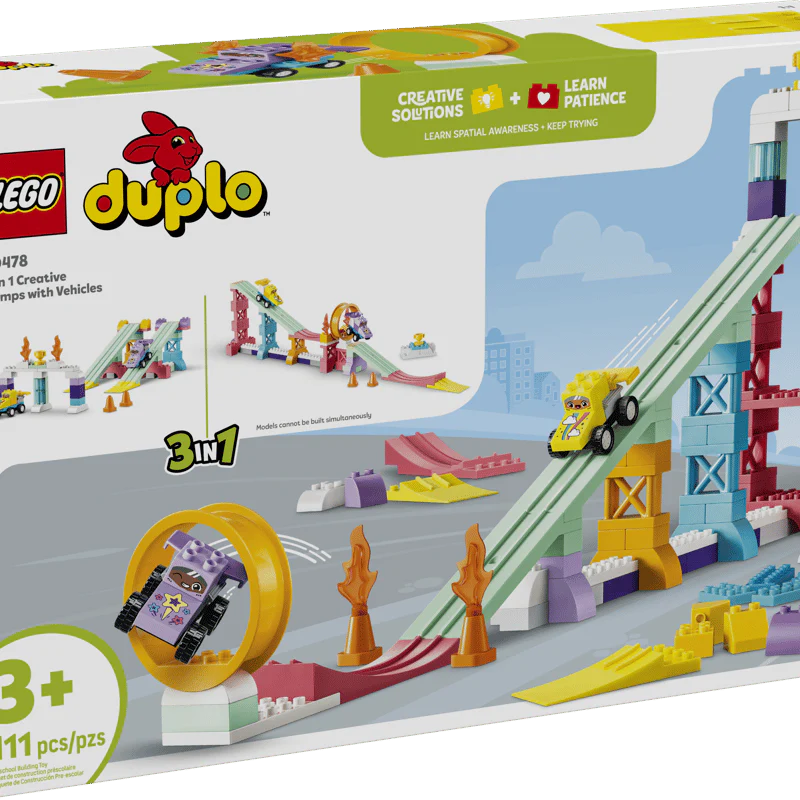 LEGO 10478 3 in 1 Creative Ramps with Vehicles - Duplo - Image 2