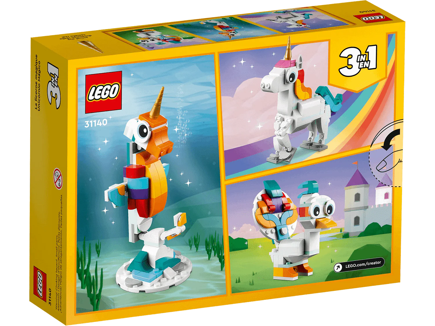 LEGO 31140 Magical Unicorn - Creator 3in1 - Image 8