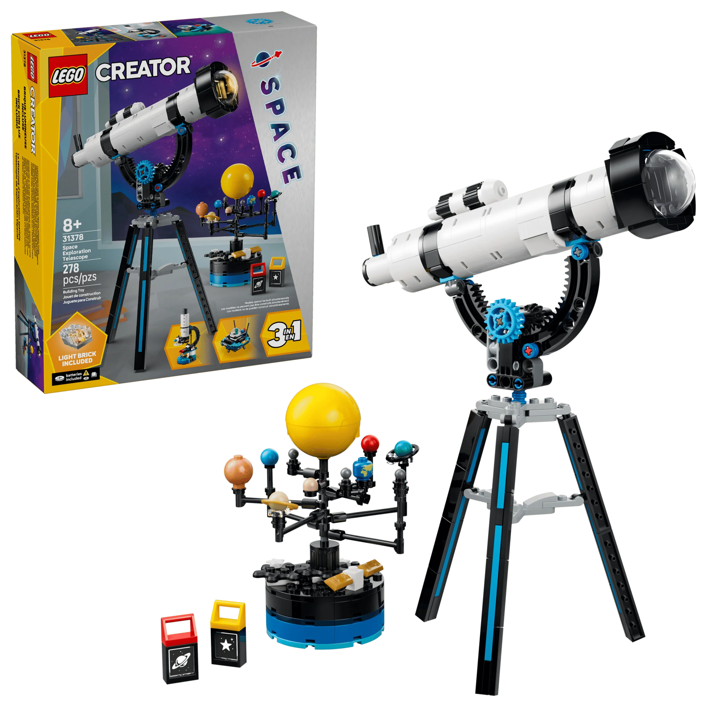 LEGO 31378 Space Exploration Telescope - Creator 3-in-1