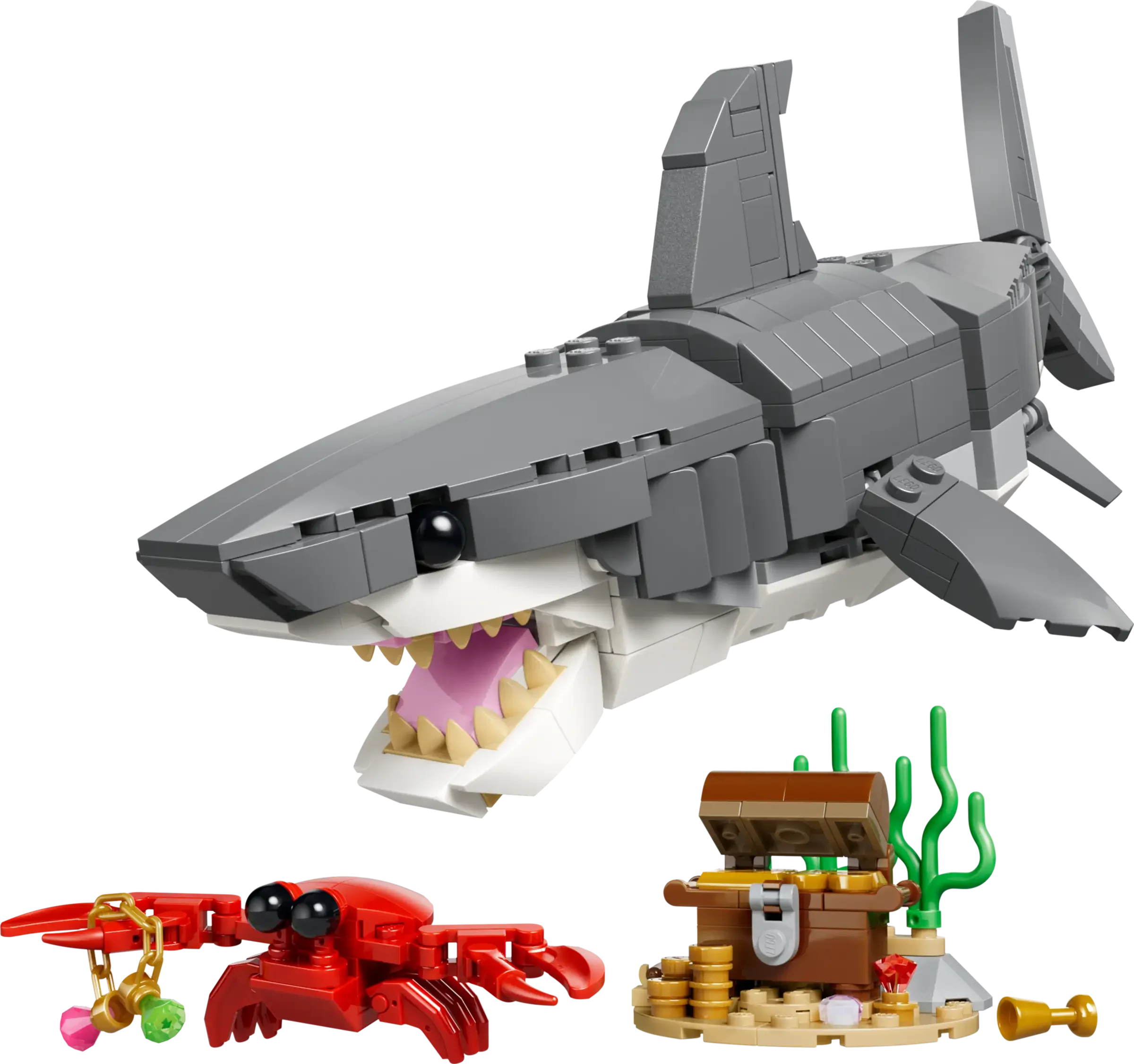 LEGO 31381 Fierce Shark with a Treasure Chest - Creator 3-in-1 - Image 2