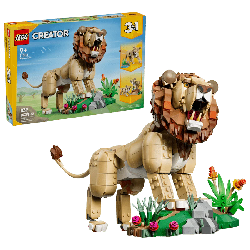 LEGO 31386 Wild Animals: Majestic Lion - Creator 3-in-1