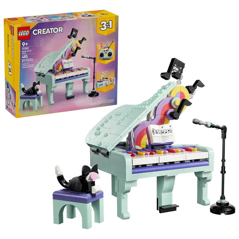 LEGO 31392 Music Decor Piano with Cat - Creator 3-in-1
