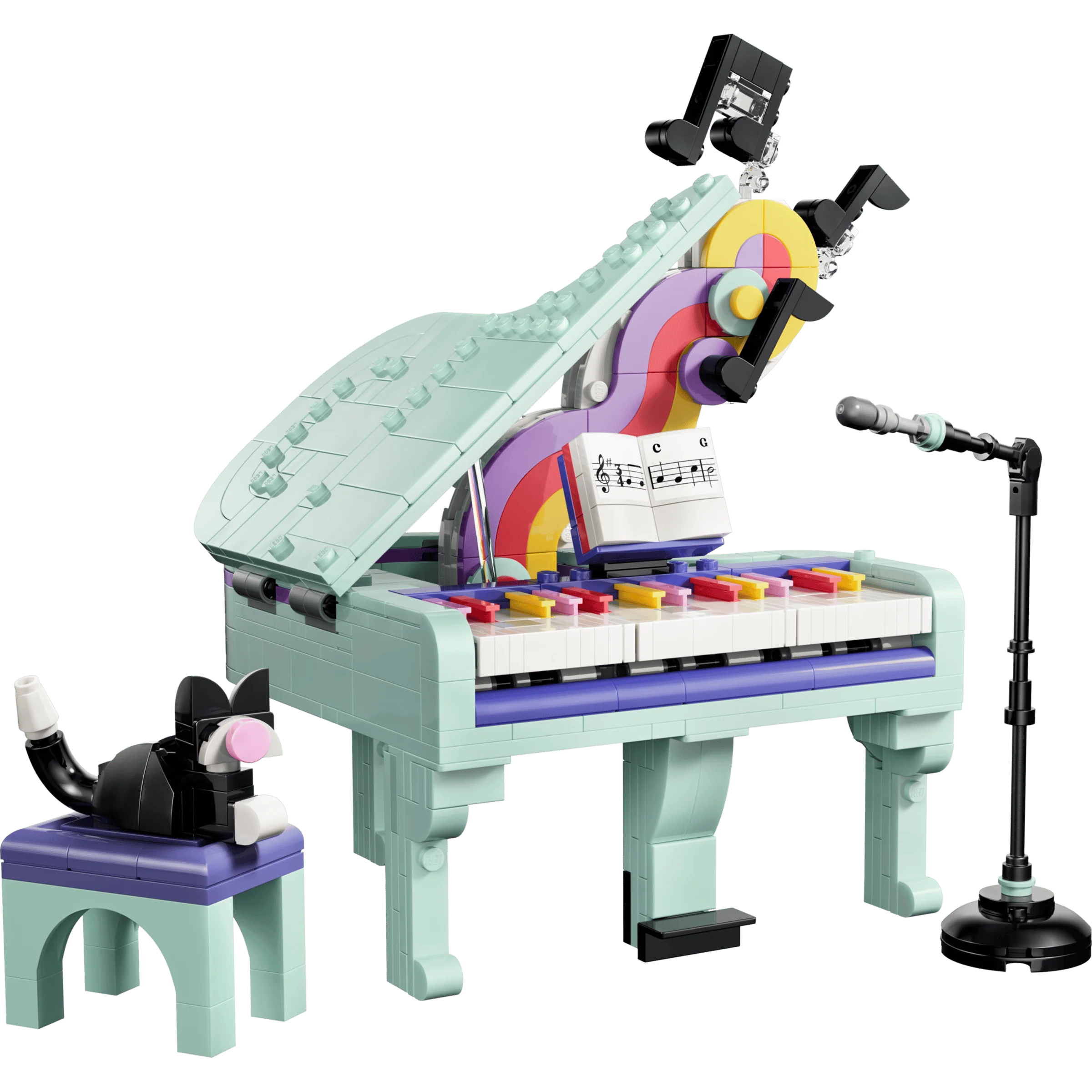 LEGO 31392 Music Decor Piano with Cat - Creator 3-in-1 - Image 2