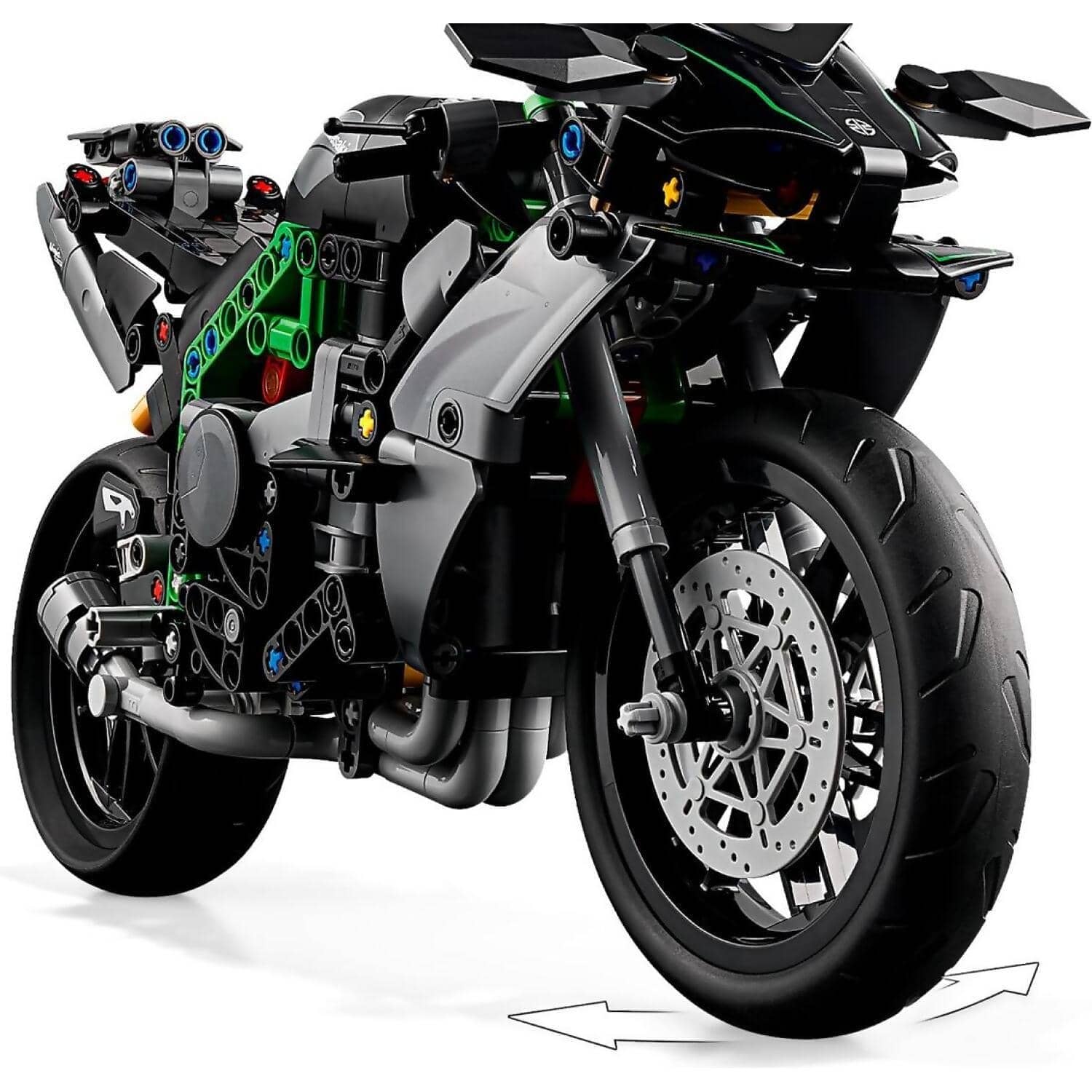 LEGO 42170 Kawasaki Ninja H2R Motorcycle - Technic - Image 4