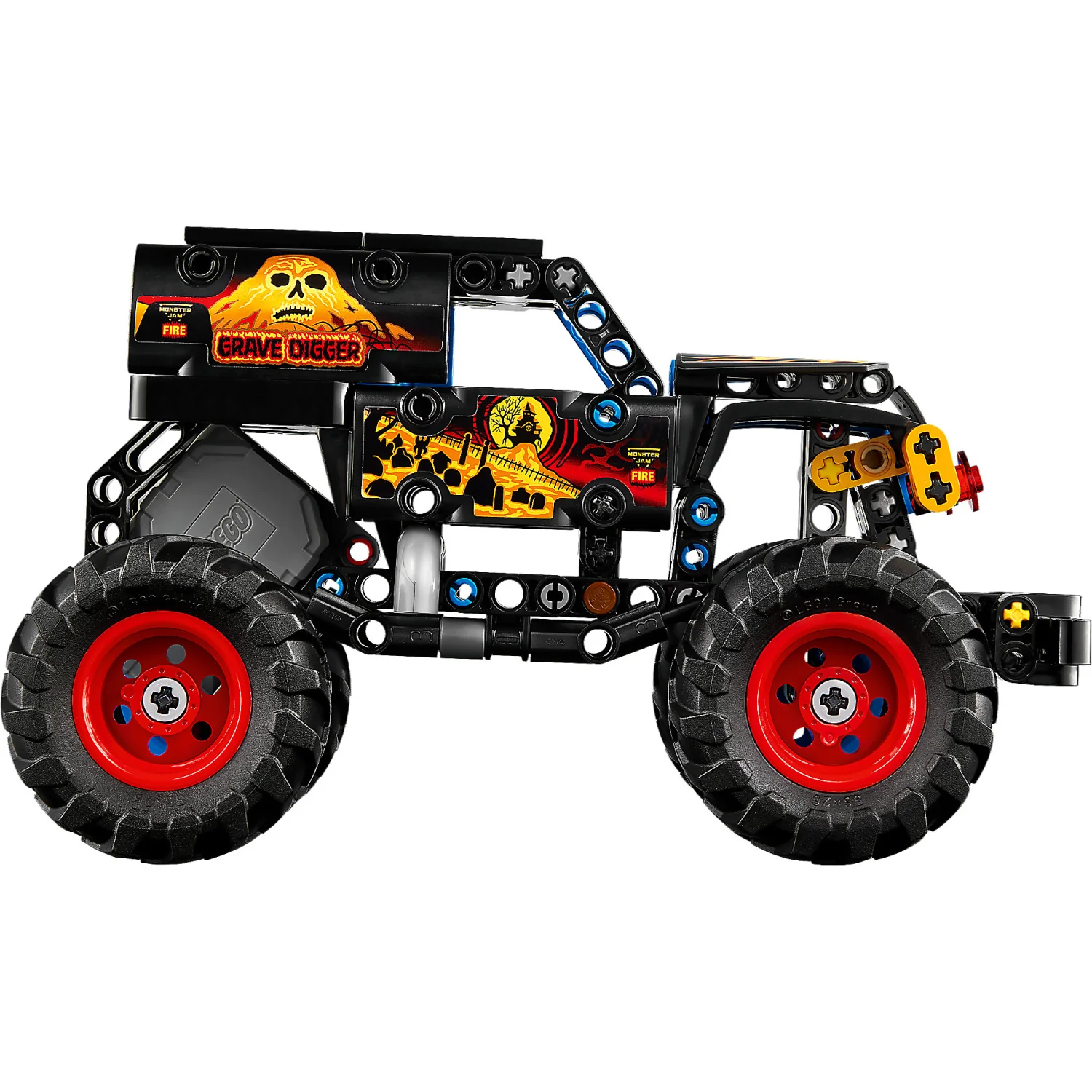 LEGO 42219 Monster Jam Grave Digger Fire and Ice - Technic - Image 3