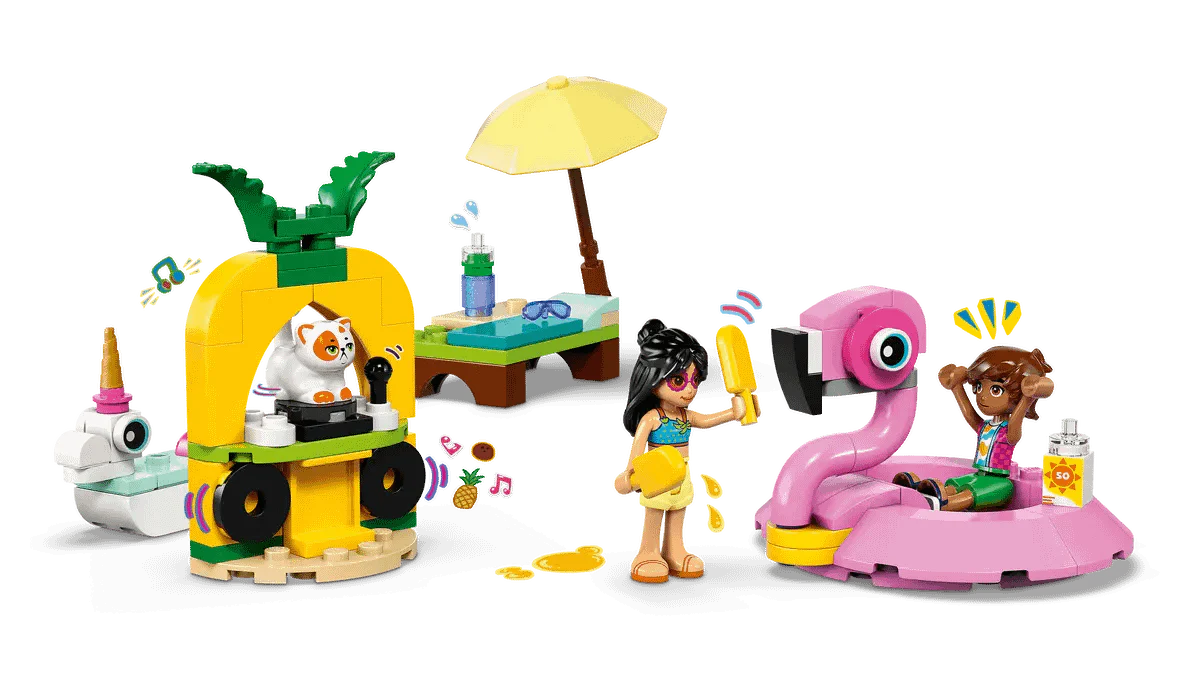 LEGO 42658 Unicorn & Flamingo Pool Party - Friends - Image 3