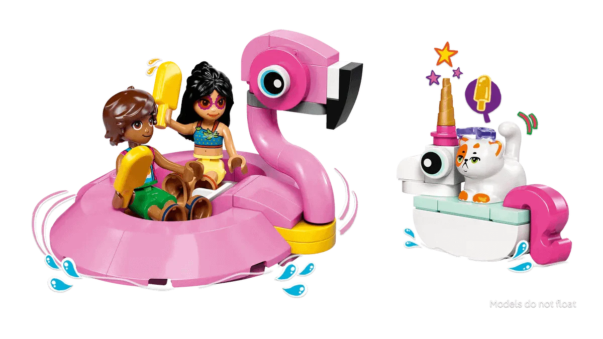 LEGO 42658 Unicorn & Flamingo Pool Party - Friends - Image 5