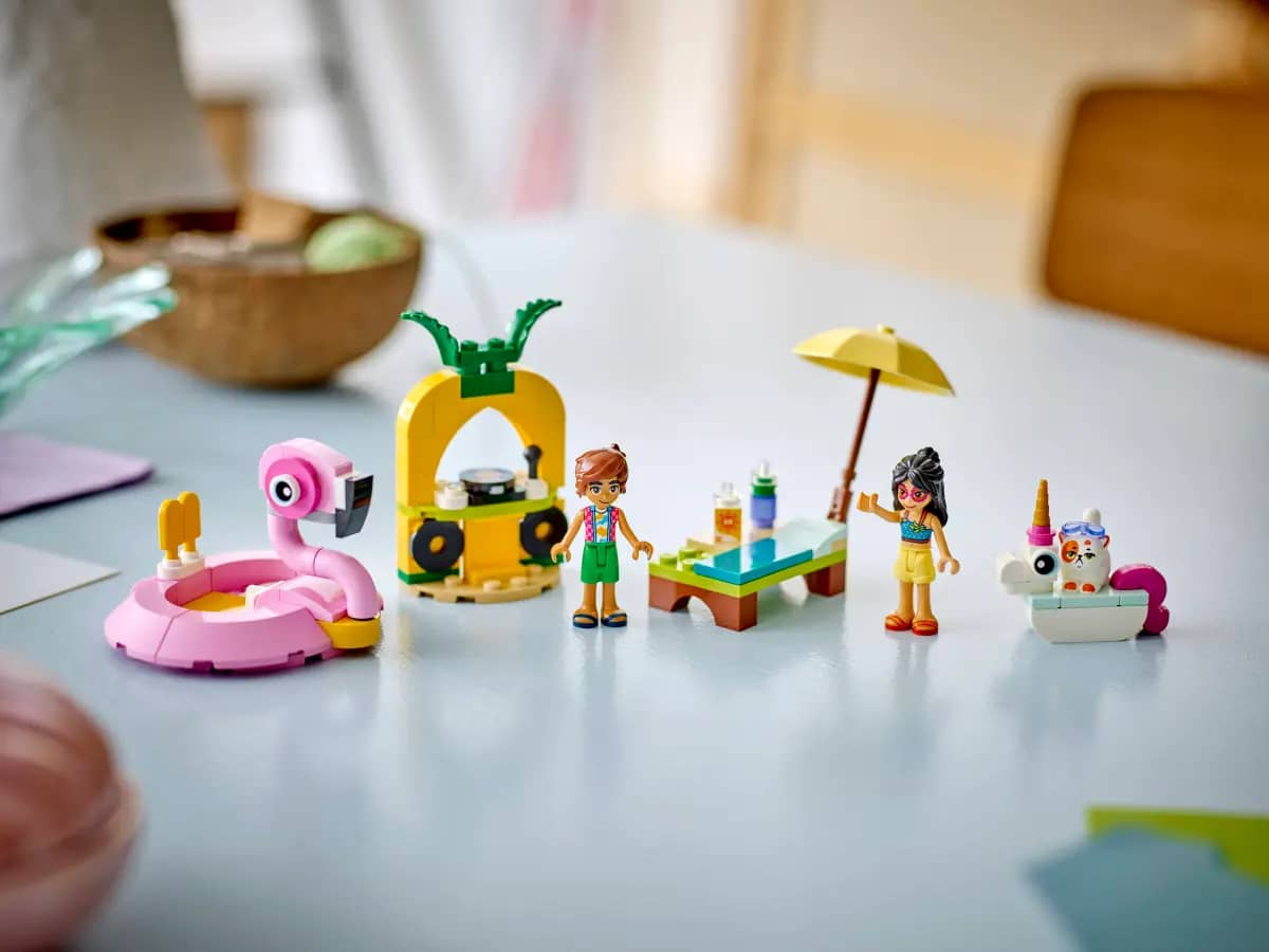 LEGO 42658 Unicorn & Flamingo Pool Party - Friends - Image 7