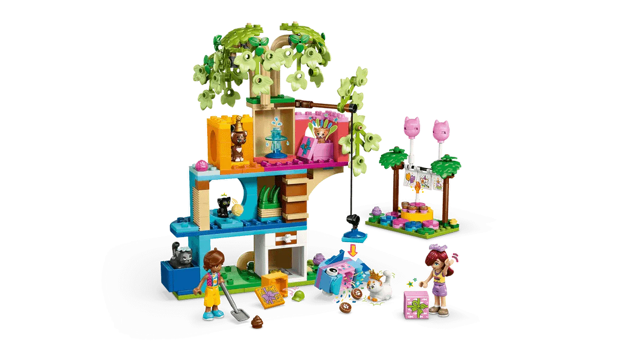 LEGO 42666 Cat Birthday Party & Tree House - Friends - Image 3