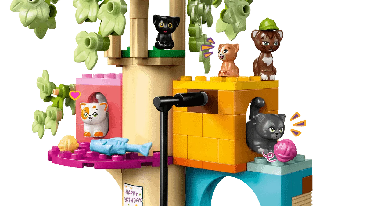 LEGO 42666 Cat Birthday Party & Tree House - Friends - Image 4