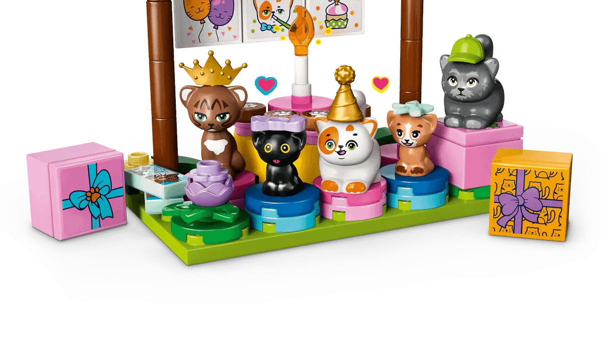 LEGO 42666 Cat Birthday Party & Tree House - Friends - Image 5