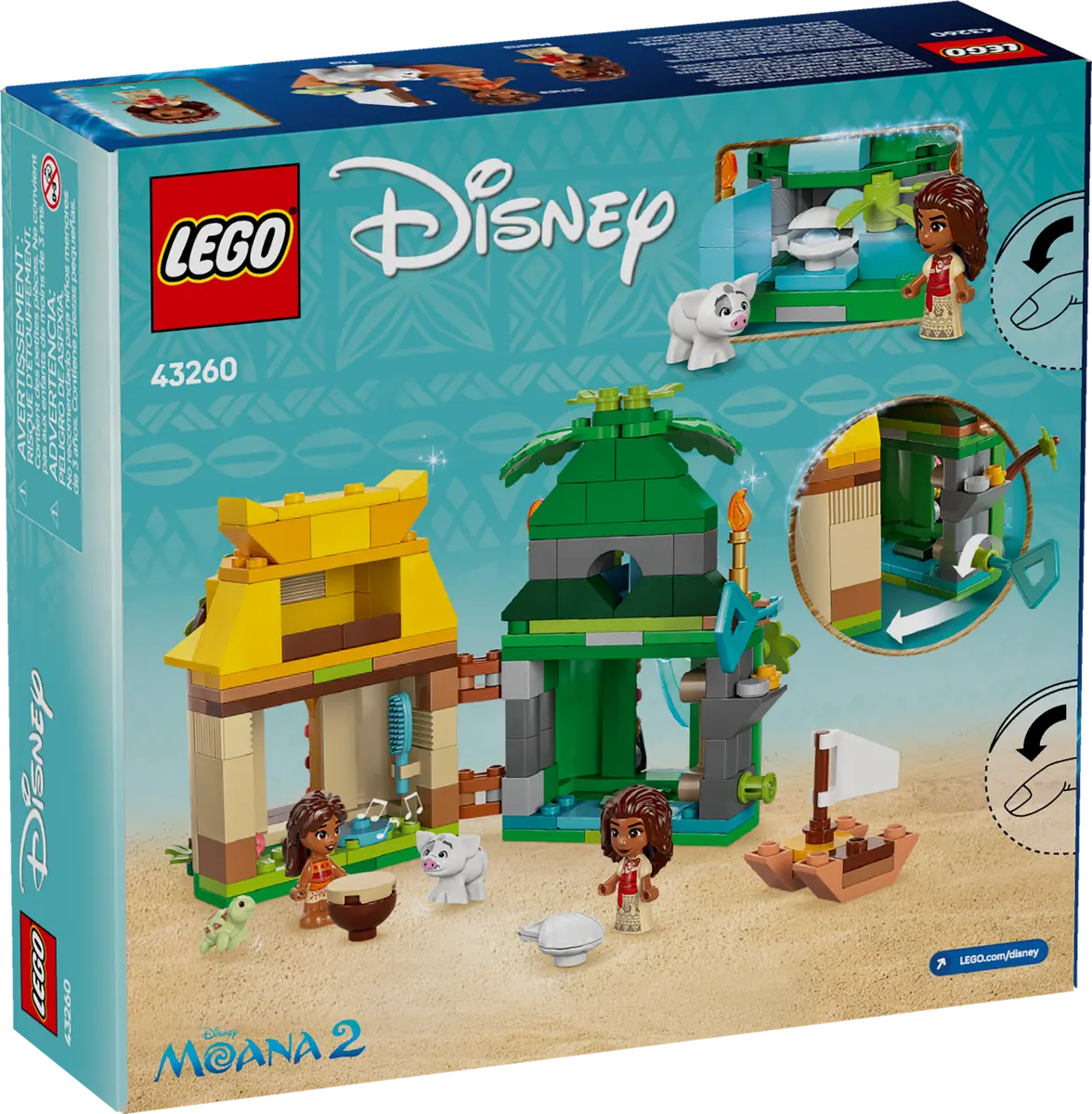 LEGO 43260 Moana's Island Fun - Disney Princess - Image 5