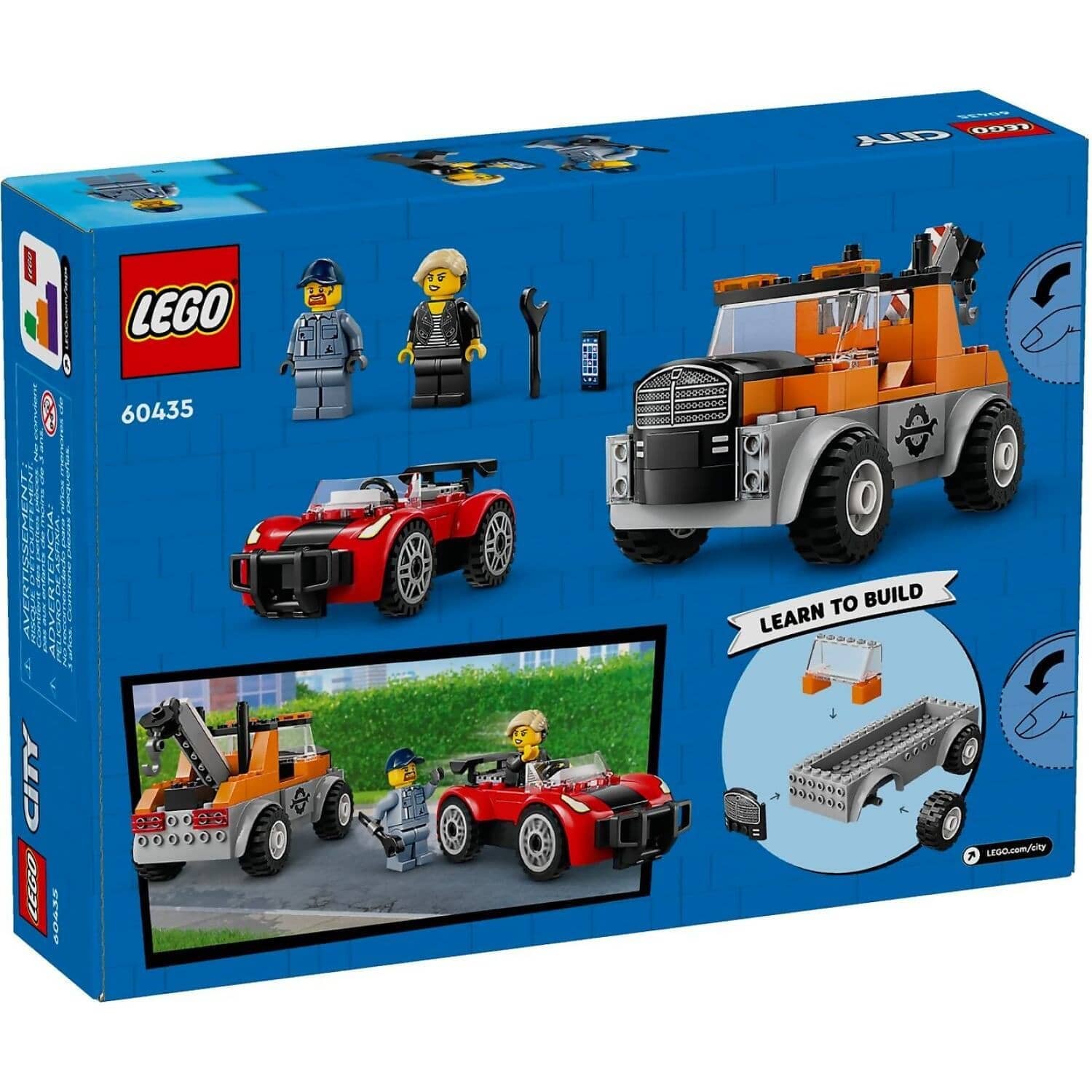 LEGO 60435 Tow Truck and Sports Car Repair - City 4+ - Image 5