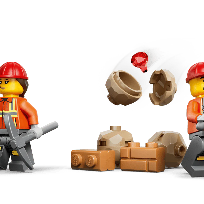 LEGO 60480 Yellow Backhoe Loader - City - Image 3