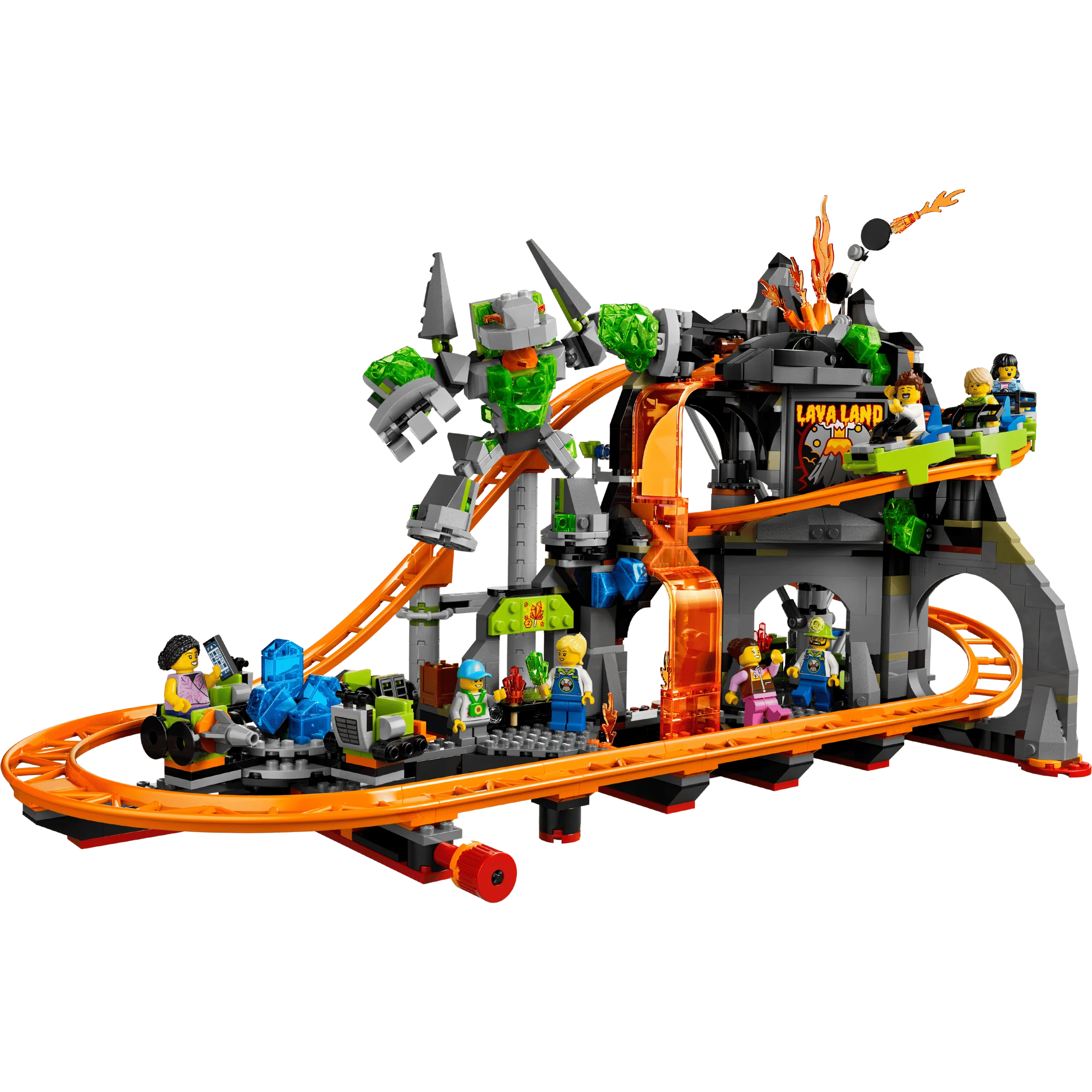 LEGO 60501 Lava Land Roller Coaster Park - City - Image 2