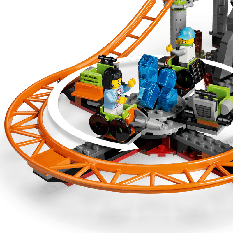 LEGO 60501 Lava Land Roller Coaster Park - City - Image 5