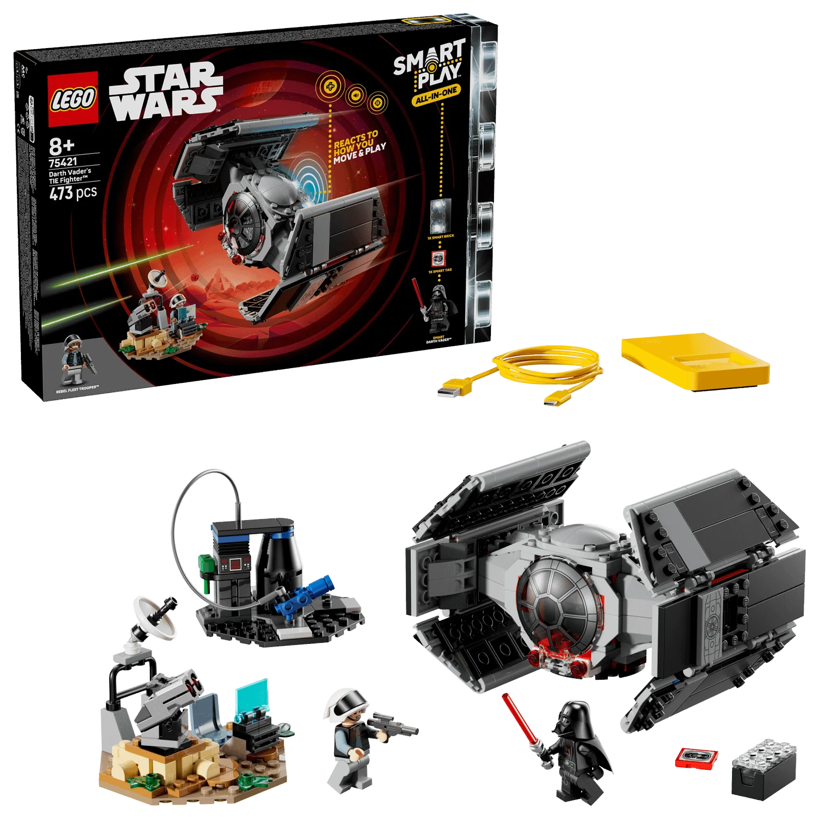 LEGO 75421 SMART Play: Darth Vader's TIE Fighter - Star Wars