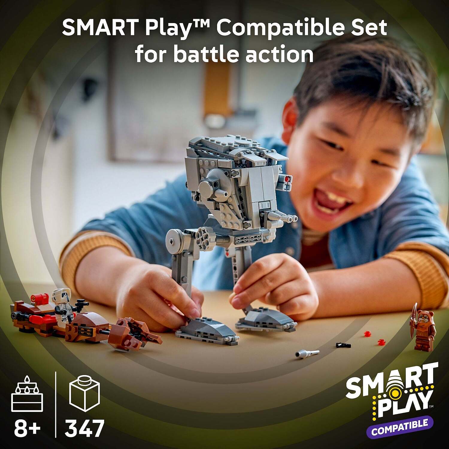 LEGO 75424 SMART Play Compatible: AT-ST Attack on Endor - Star Wars - Image 4