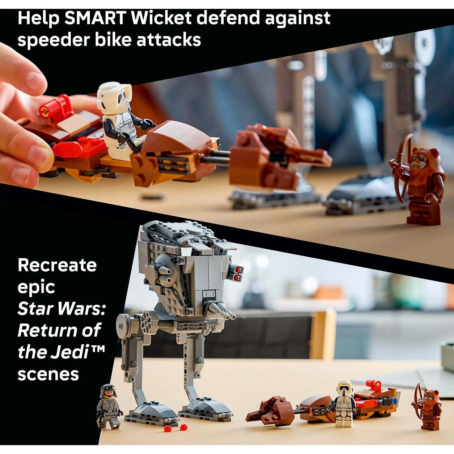 LEGO 75424 SMART Play Compatible: AT-ST Attack on Endor - Star Wars - Image 5